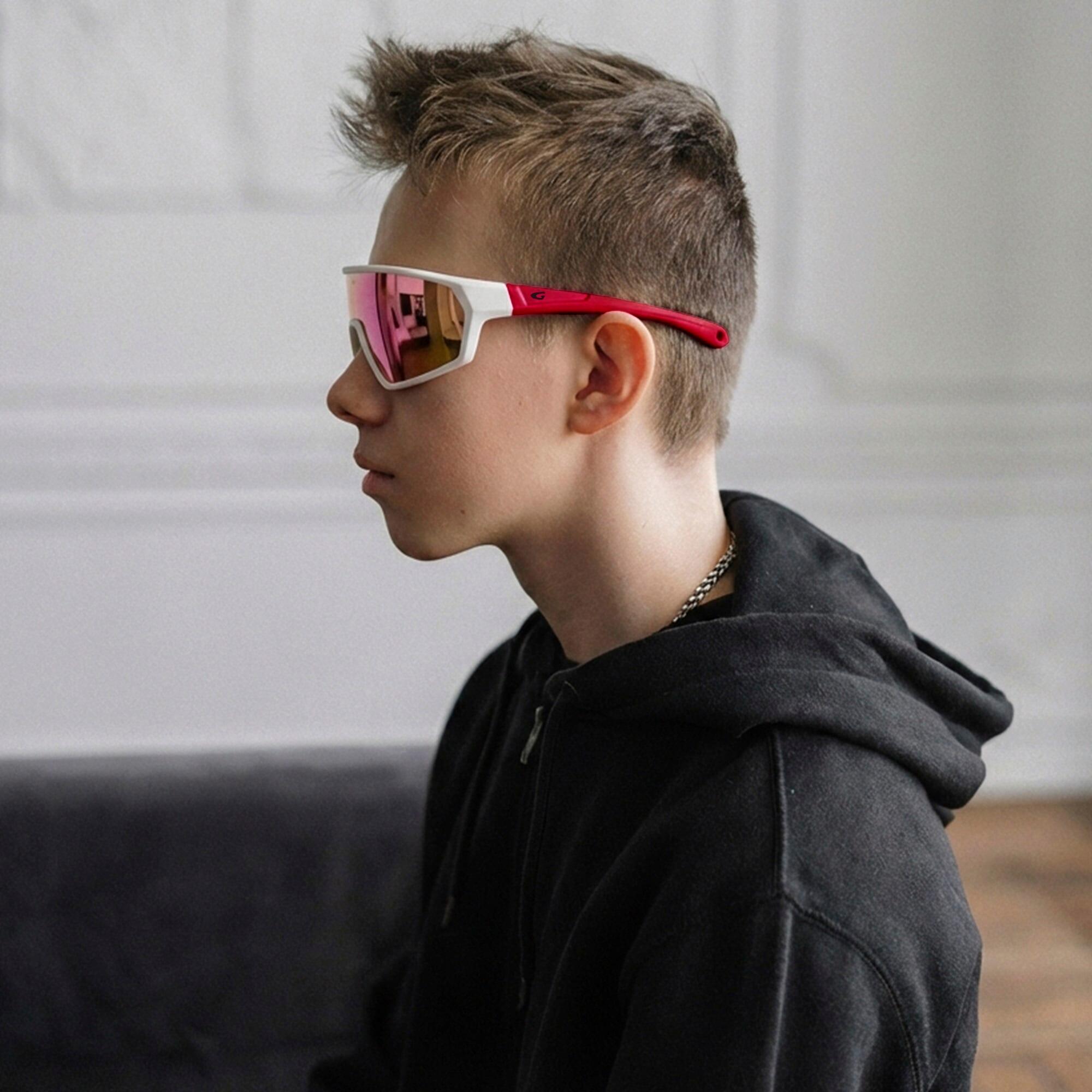 GOG - Gafas de Sol Infantiles Flint con Lente Espejo UV400 4/6