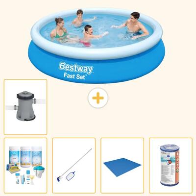 Bestway fast set rond - 366x76 cm - 6-delig s21998