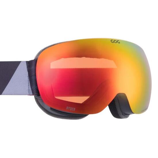 GOG - Gogle narciarskie unisex Ryder UV400 z lustrzanymi szkłami