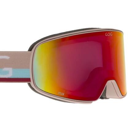 GOG - Gogle unisex HDX Peak UV400 przeciwmgielne z lustrzanymi szkłami