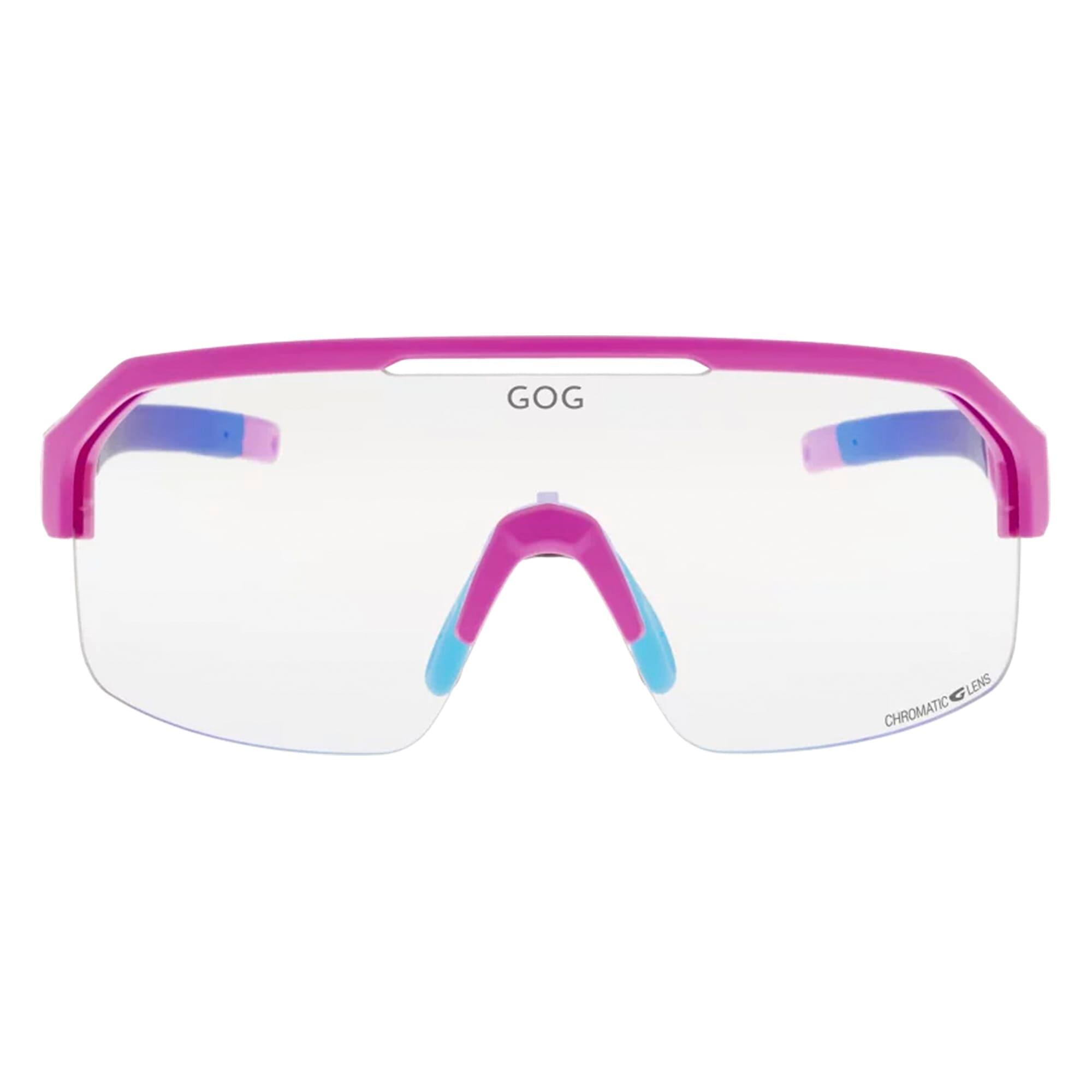 GOG - Fotochromowe okulary rowerowe Thor UV400 z lustrzanymi szkłami 4/7
