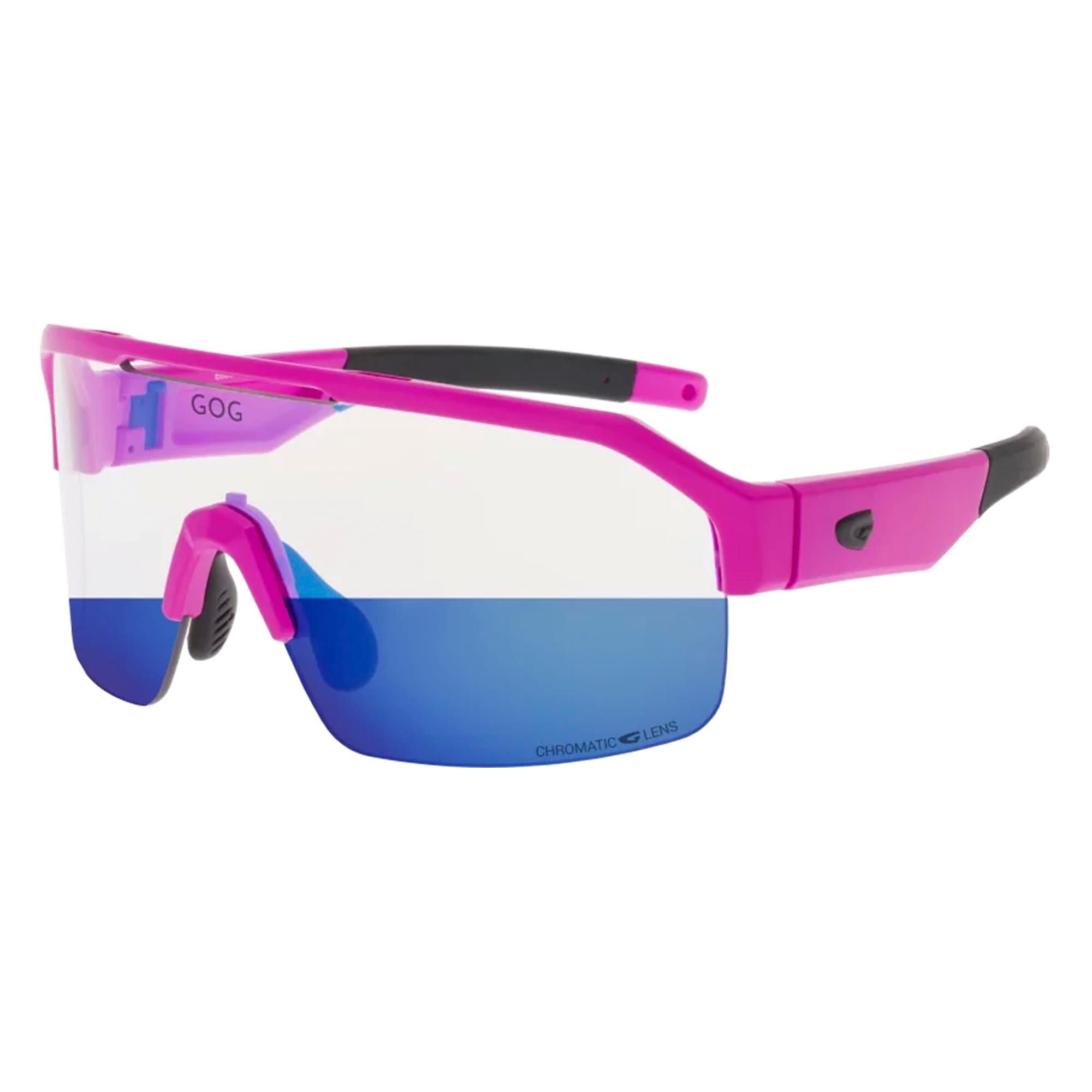 GOG - Fotochromowe okulary rowerowe Thor UV400 z lustrzanymi szkłami 3/7