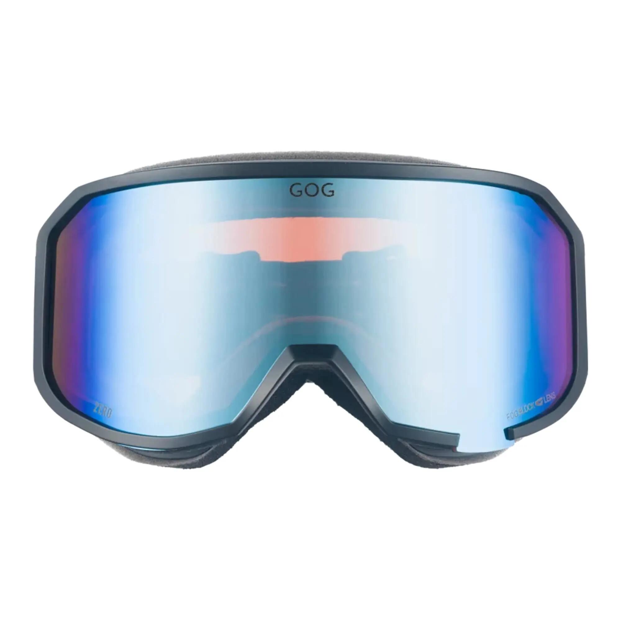 Zero UV400 Ski Snowboard Goggles with Anti-Fog Hydrophobic Mirror Double Lens 2/6