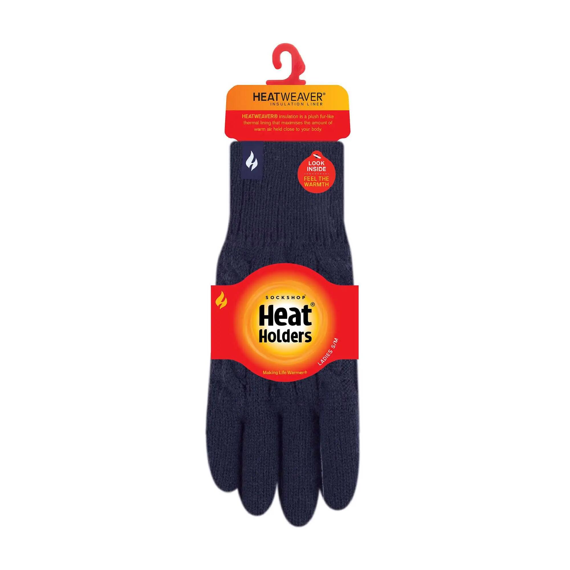 Heat Holders - Damen Winter Outdoor Handschuhe Gestrickte mit Fleece Füttern 2/6