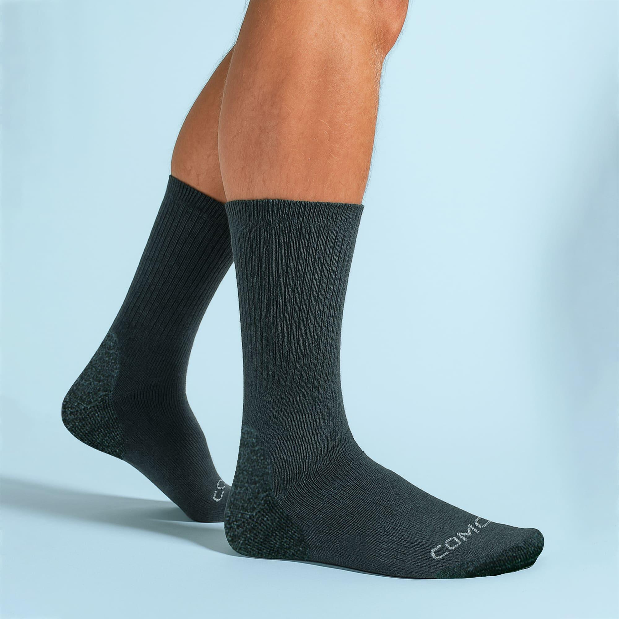 Comodo - 1 Paio Calzini Uomo Trekking Lunghi Alpaca Merino Al Ginocchio 3/4