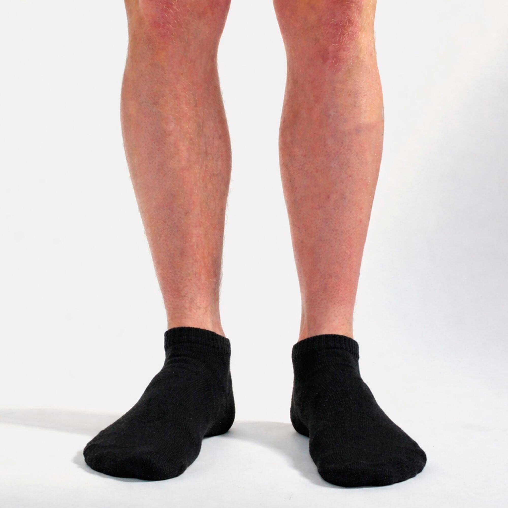 6 Pack Mens Plain Sports Trainer Socks - Comfortable Everyday Ankle Socks 3/5