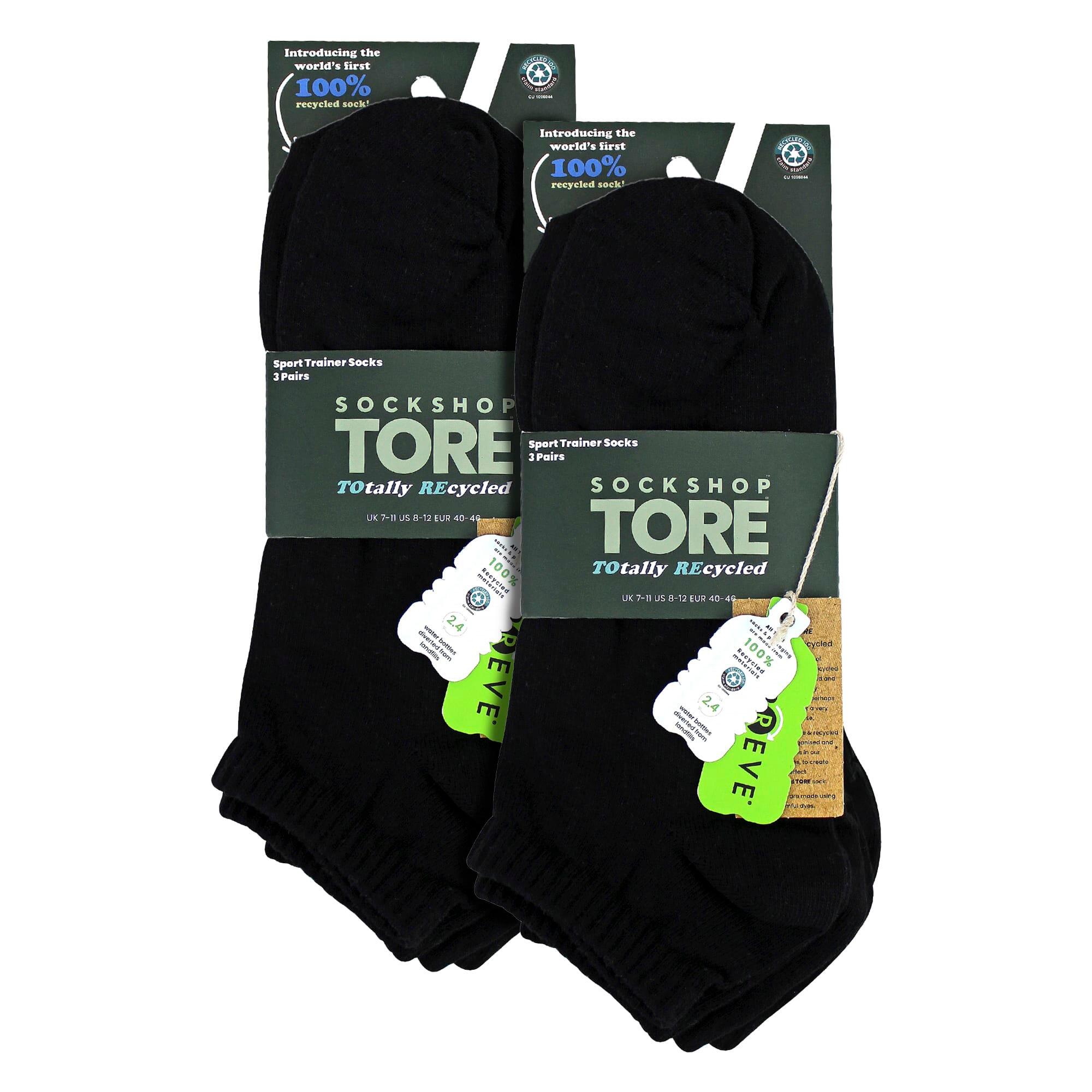 6 Pack Mens Plain Sports Trainer Socks - Comfortable Everyday Ankle Socks 2/5