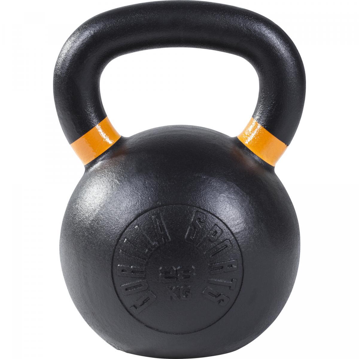 KETTLEBELL FONTE NOIR ET COULEUR | MUSCULATION | POIDS AU CHOIX DE 4KG À 32KG 3/6