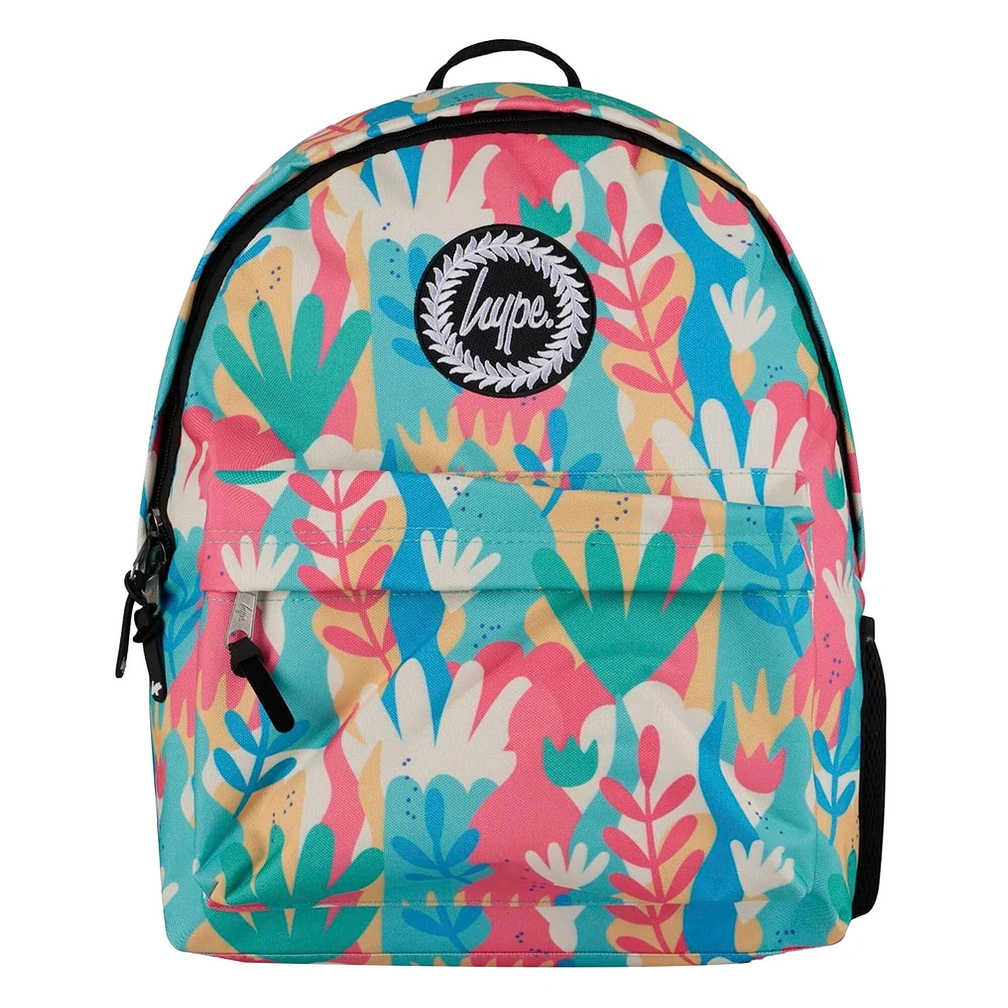 Unisex Pastel Floral Backpack with Padded Straps | Durable School Travel Bag