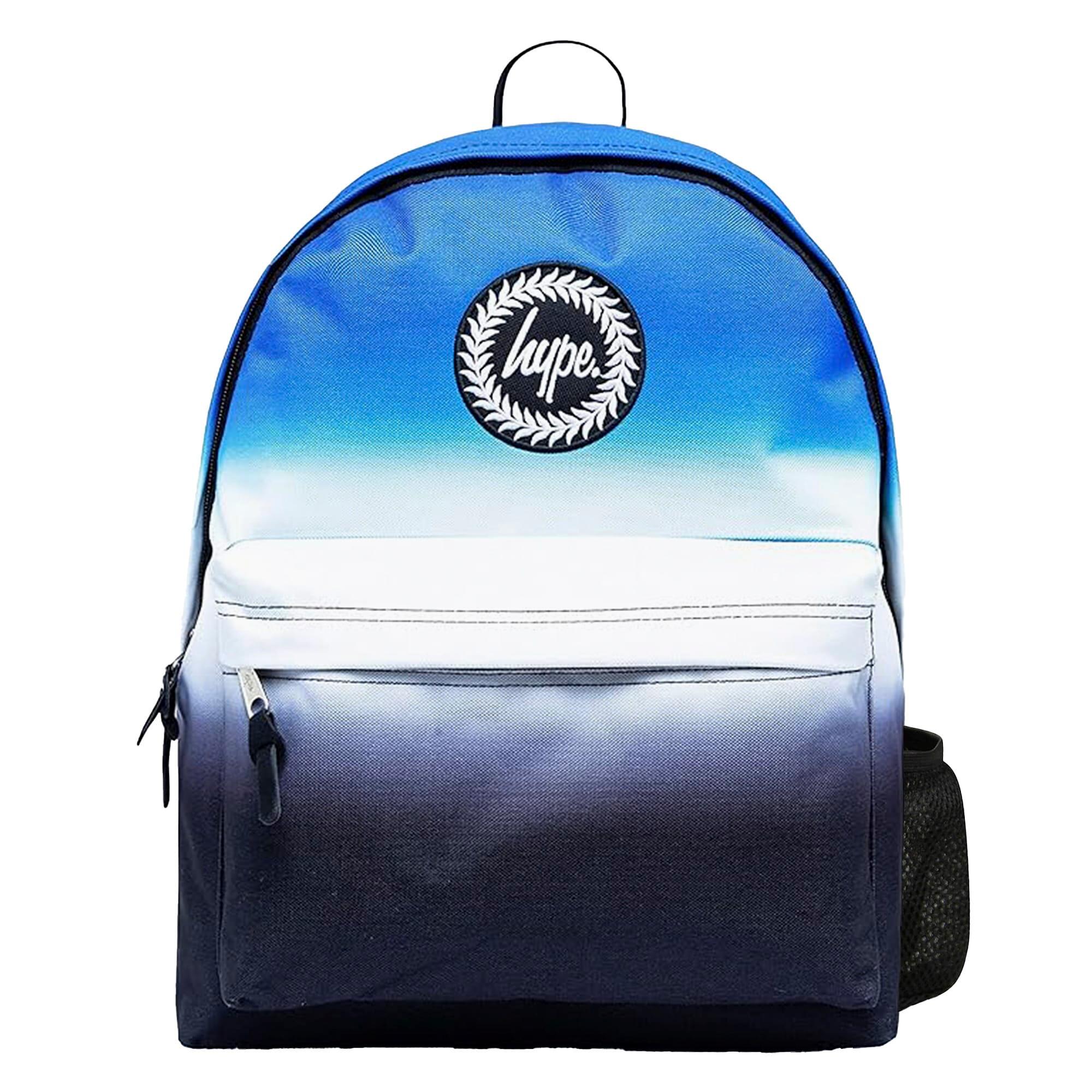 Kids Multicolour Fade Backpack with Padded Straps and Back | School Travel Bag
