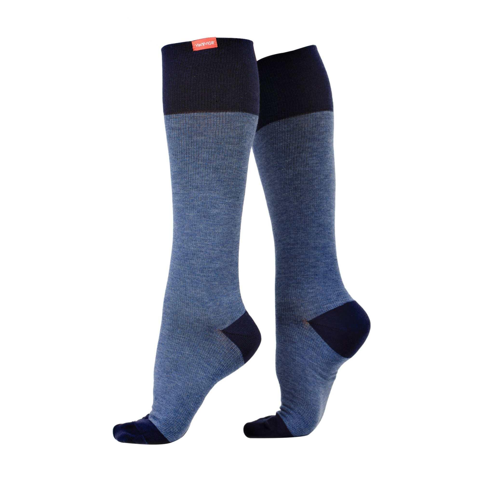 1 Pack Cotton Graduated Compression Socks | 30-40 mmHg