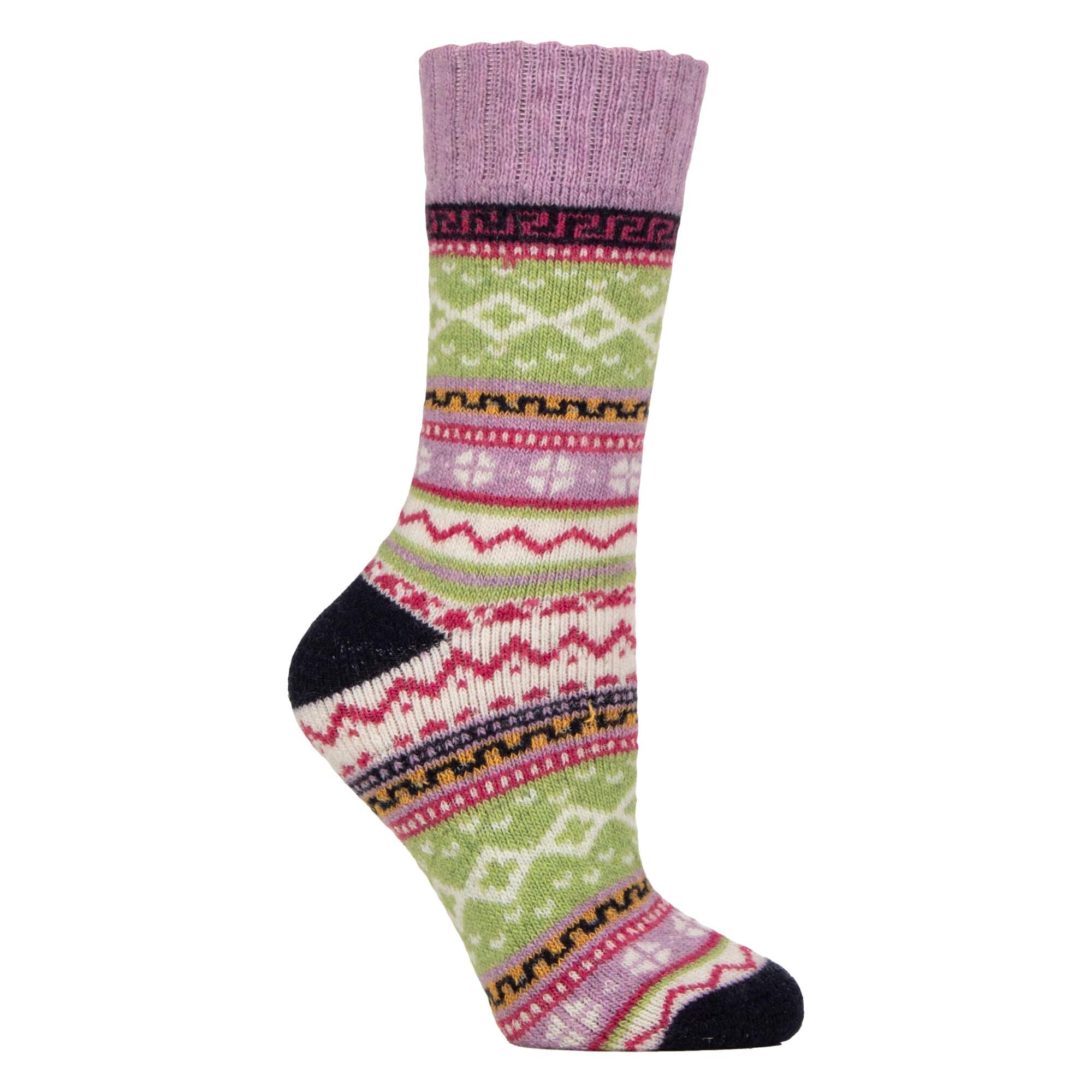 Ladies Wool Blend Hiking Socks Cushioned Walking Boot Socks