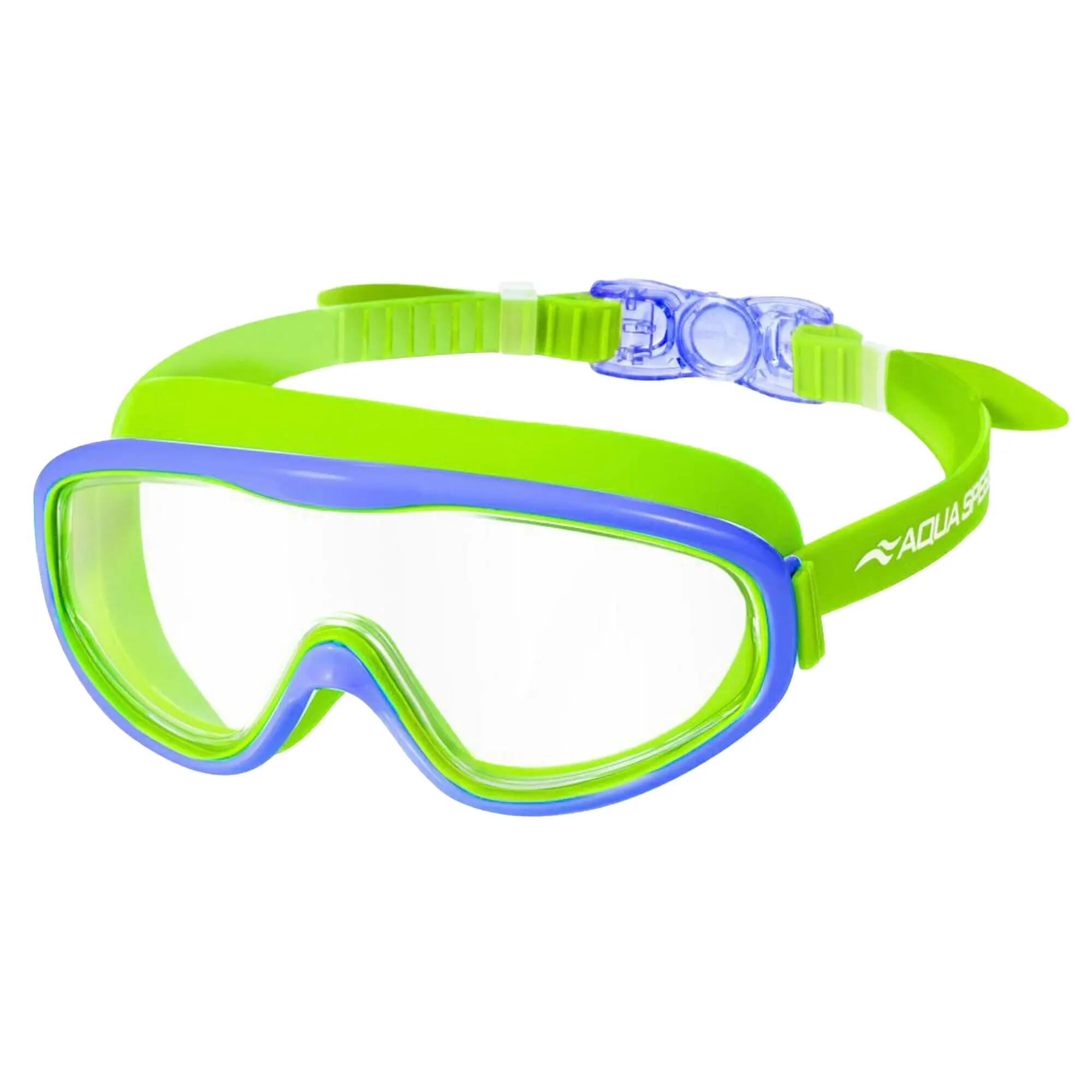 Boys & Girls Anti Fog Adjustable Swim Mask for Age 5-9 with Panoramic View