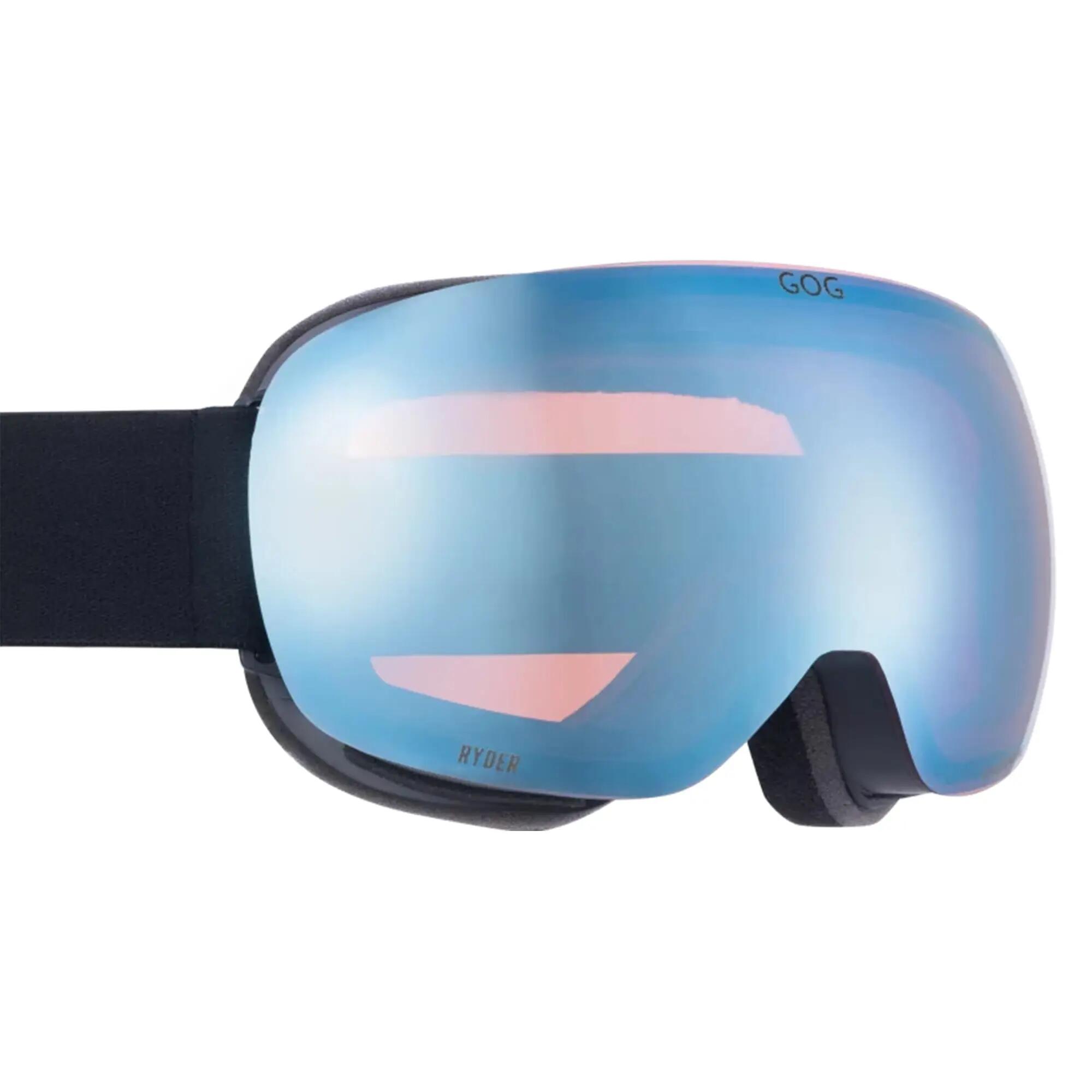Unisex Ryder UV400 Ski Snowboard Goggles with Anti-Fog Mirror Double Lens