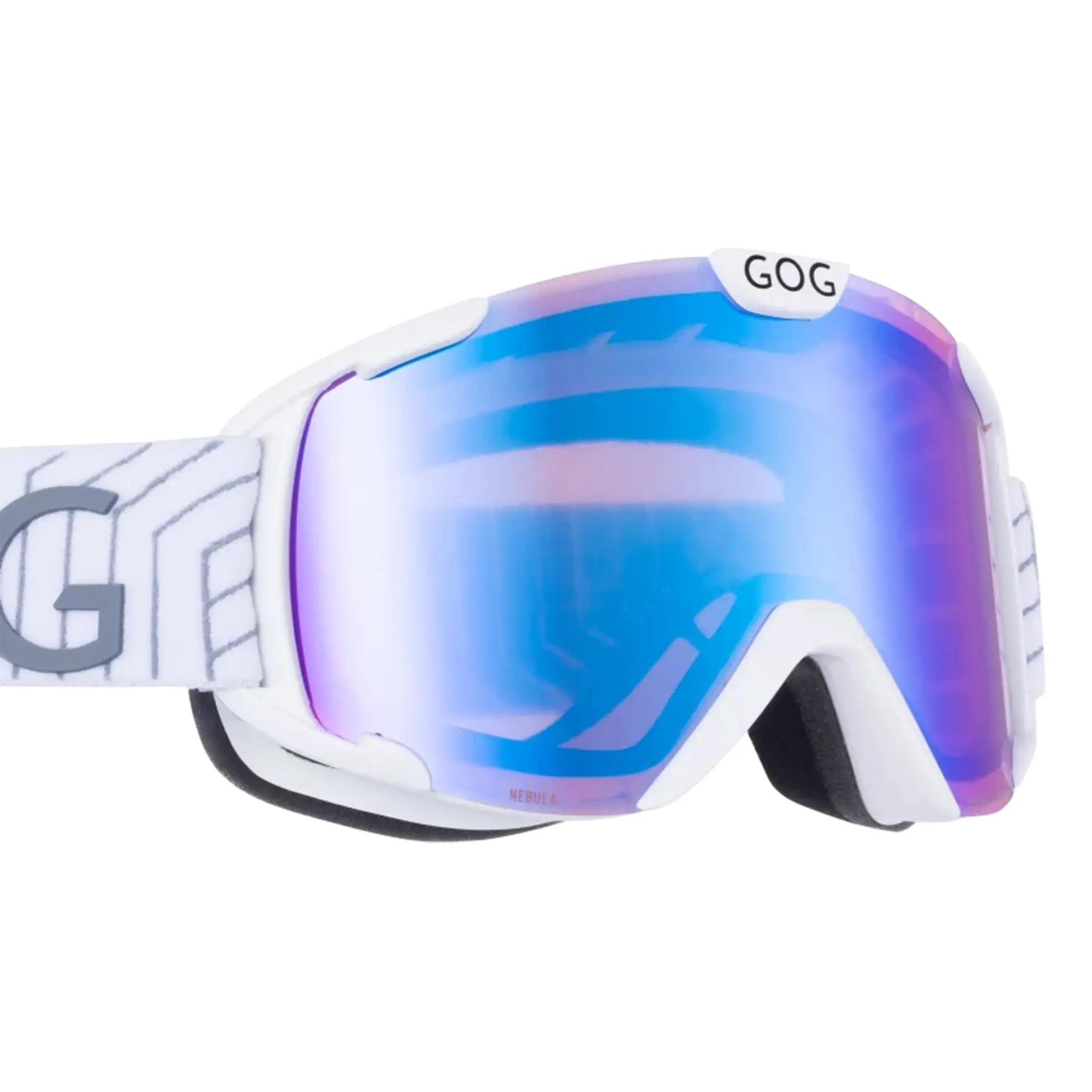 Unisex Nebula UV400 Ski Snowboard Goggles with Anti-Fog Mirror Double Lens