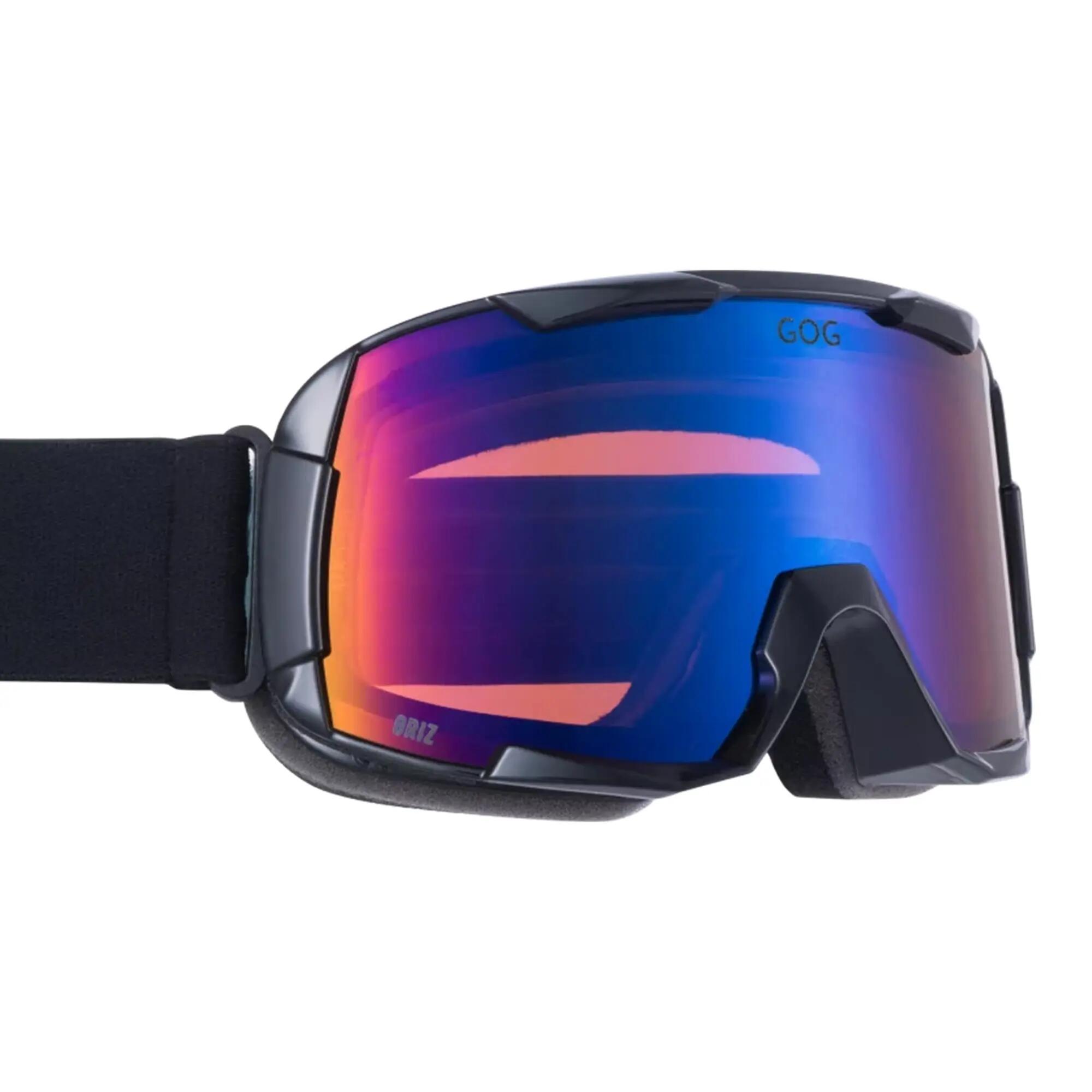 Griz UV400 Ski Snowboard Goggles with Anti-Fog Mirror Hydrophobic Double Lens