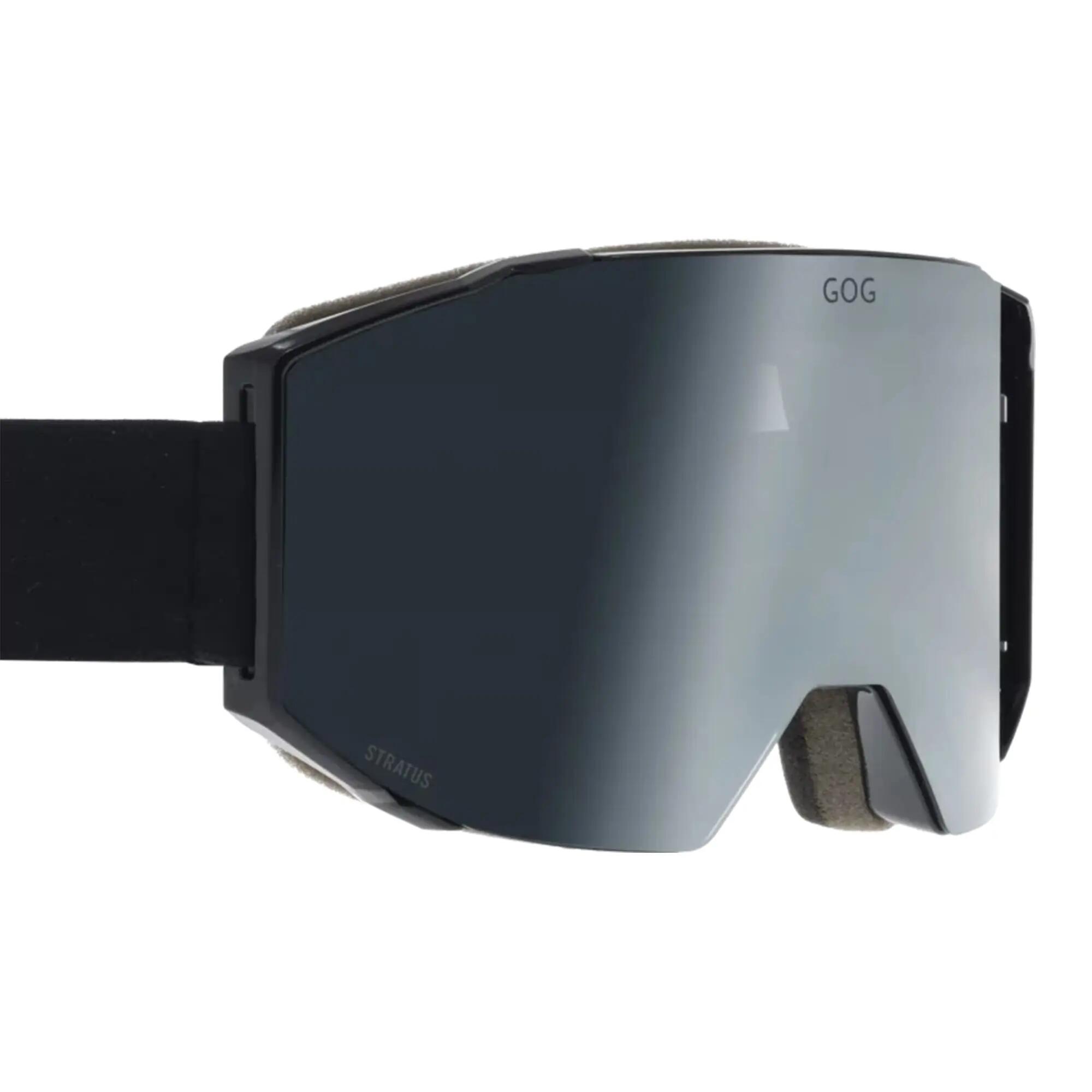 Unisex Stratus UV400 Ski Snowboard Goggles with Anti-Fog Mirror Double Lens