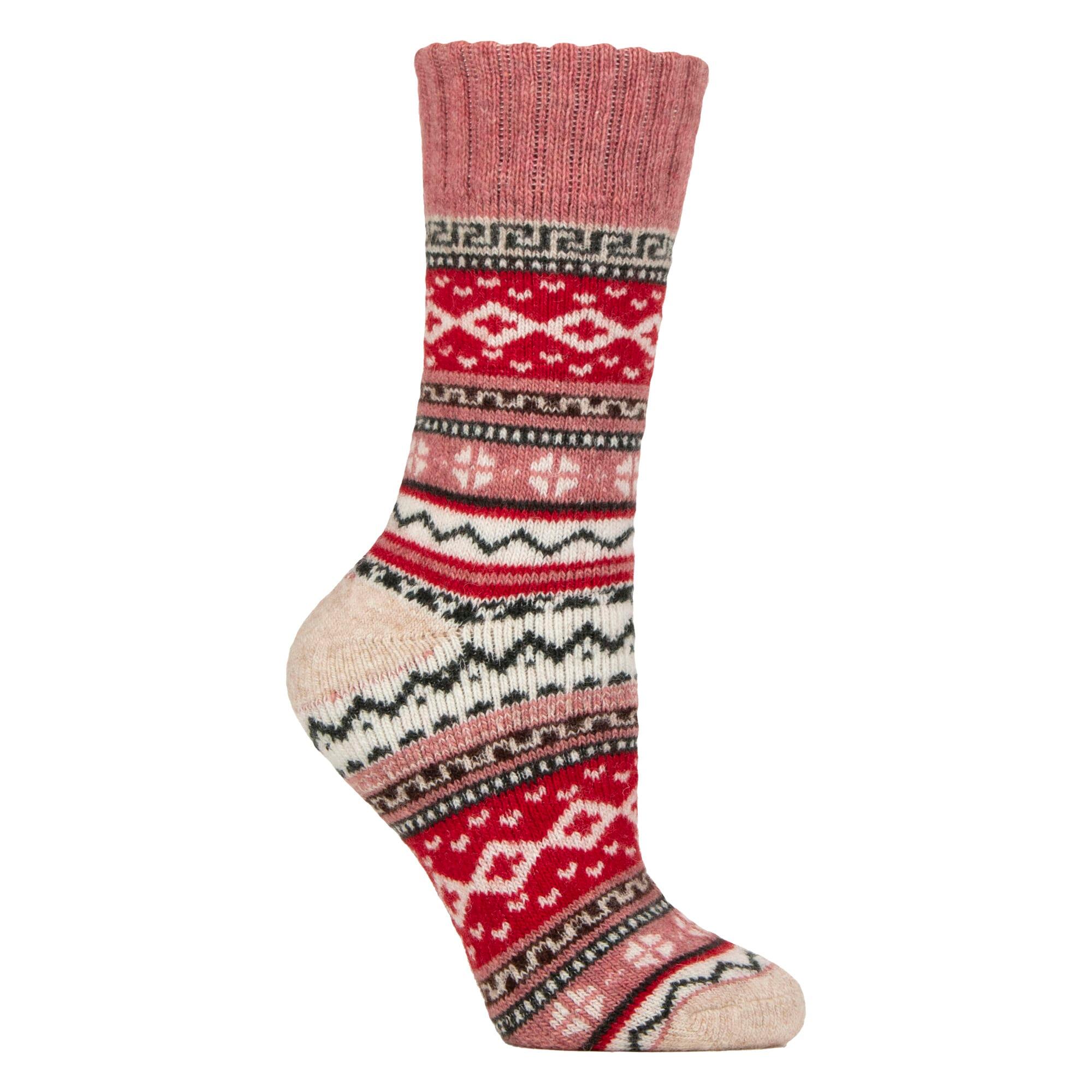Ladies Wool Blend Hiking Socks Cushioned Walking Boot Socks