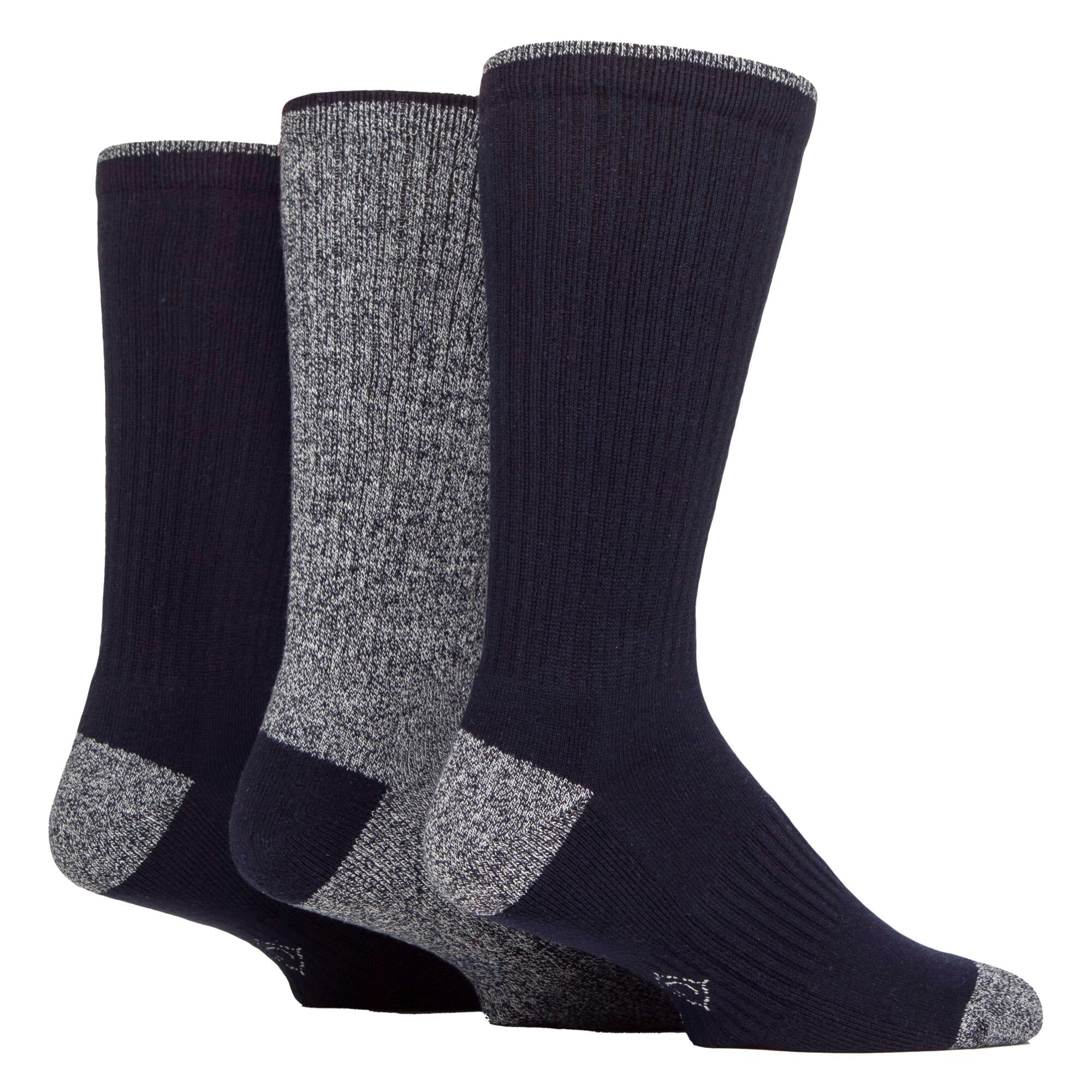 3 Pairs Mens Water Repellent Midweight Outdoor Socks for Hiking & Walking