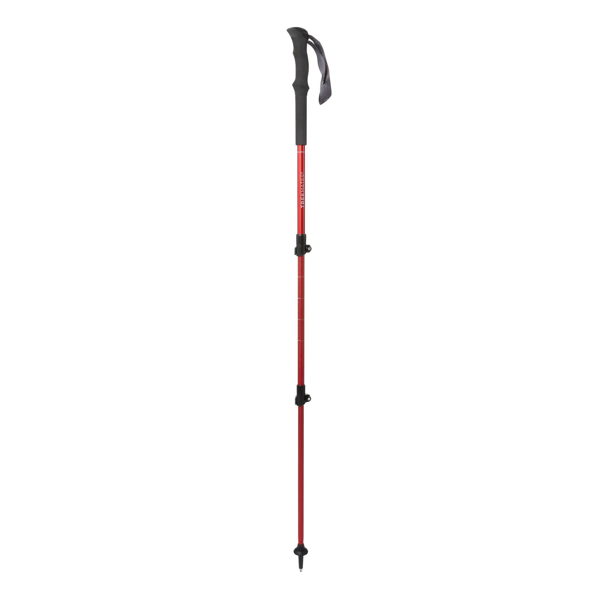 Single Adjustable Aluminium Trekking Pole Lever Lock 145cm