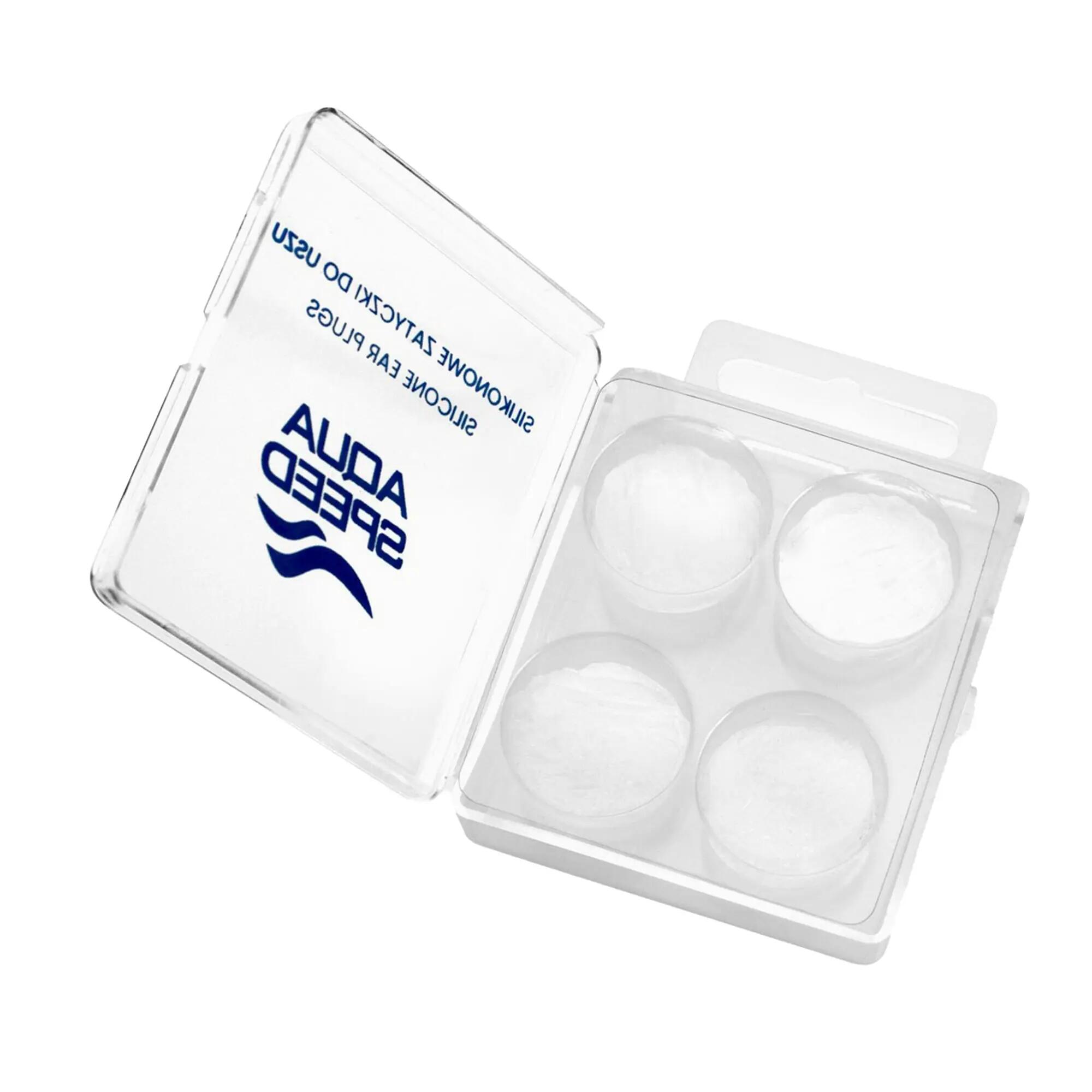 Unisex Soft Silicone Swimming Earplugs | Reusable Earplugs with Case Included