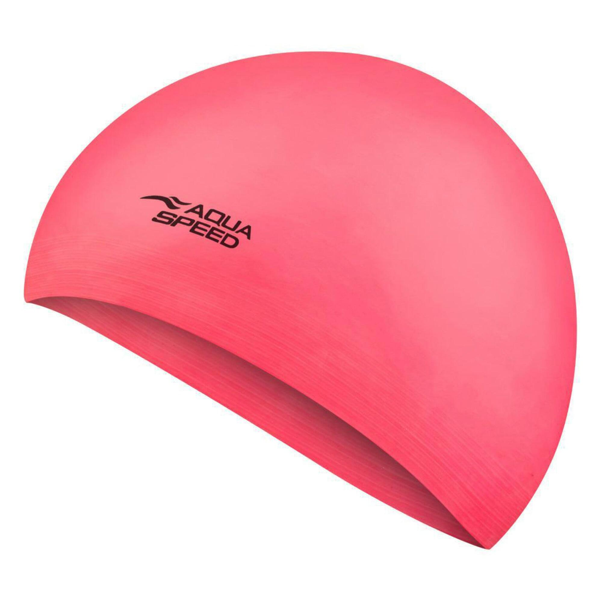 Unisex Adult Soft Latex Swimming Cap | Comfortable Elastic Flexible Cap