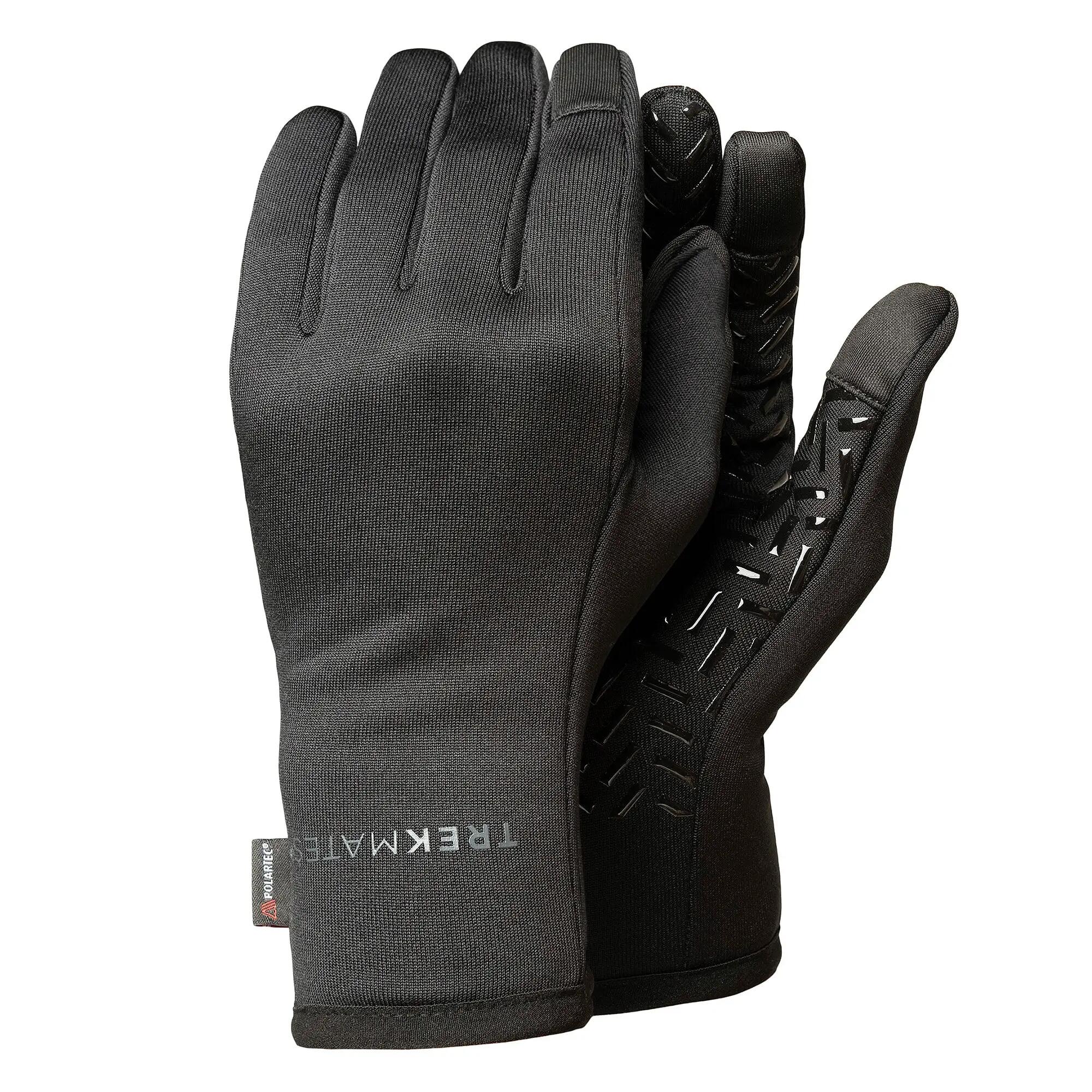 Mens Polartec Power Stretch Lightweight Touchscreen Gloves with Grip