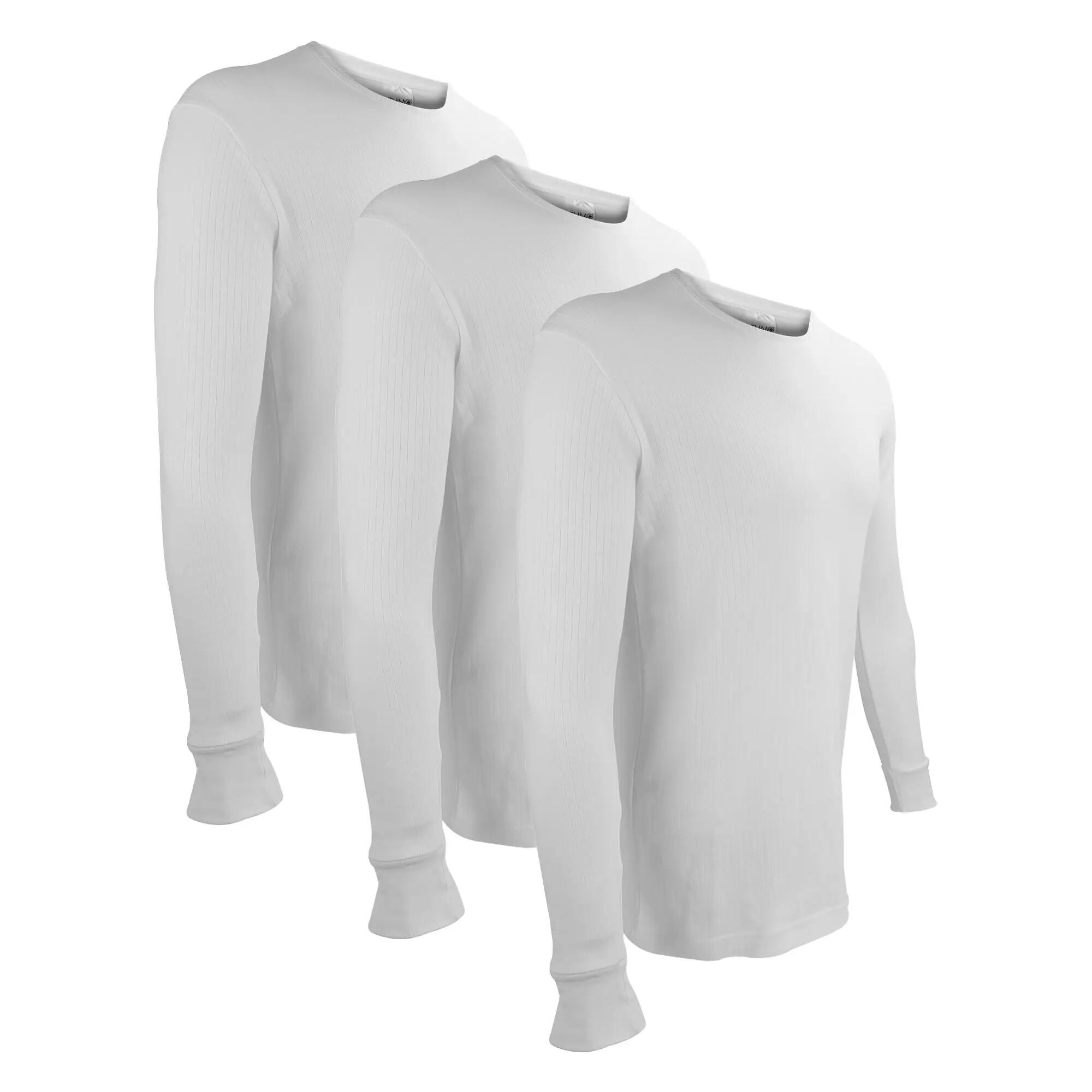 3 Pack Kids Thermal Top with Long Sleeve | Base Layer Underwear Top
