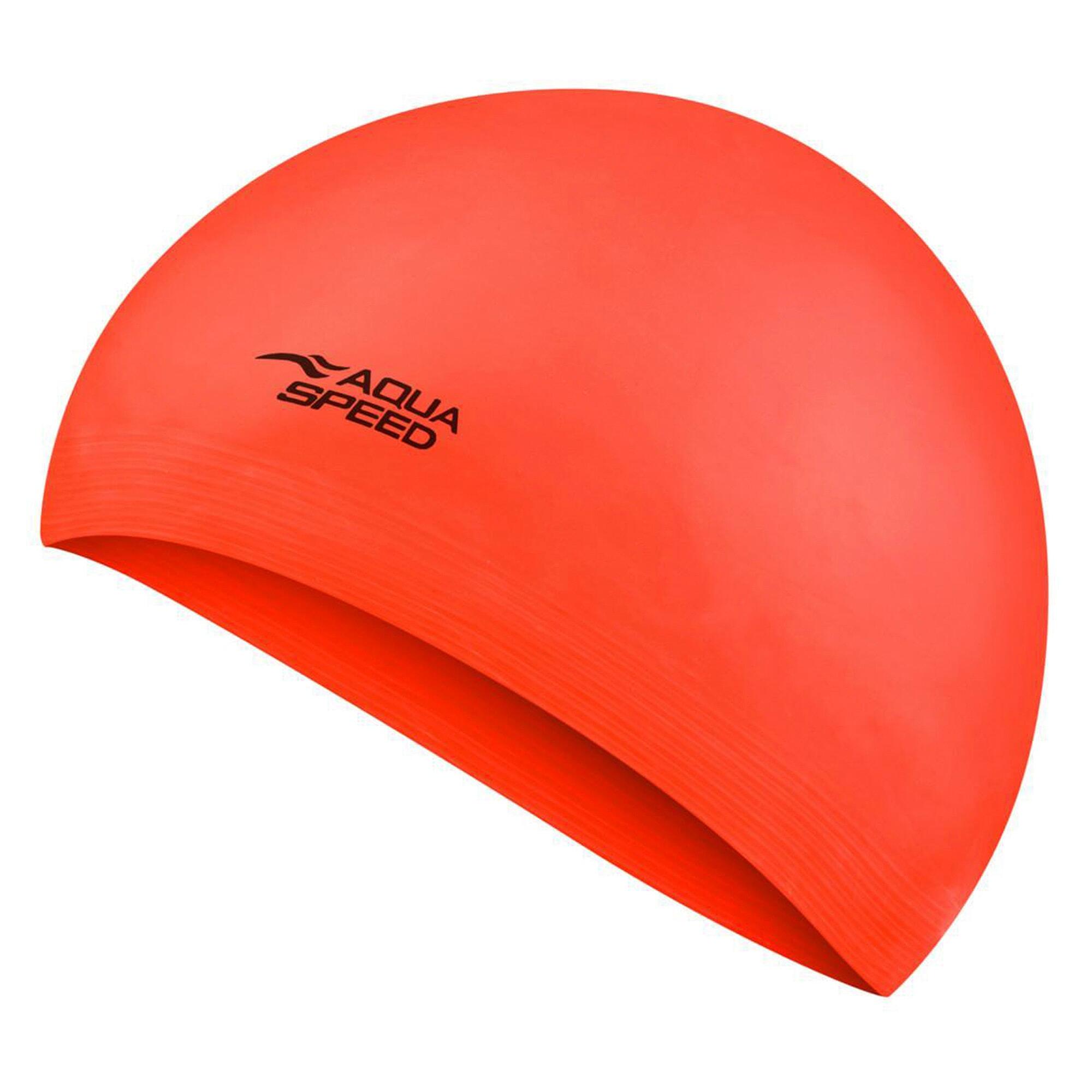 Unisex Adult Soft Latex Swimming Cap | Comfortable Elastic Flexible Cap