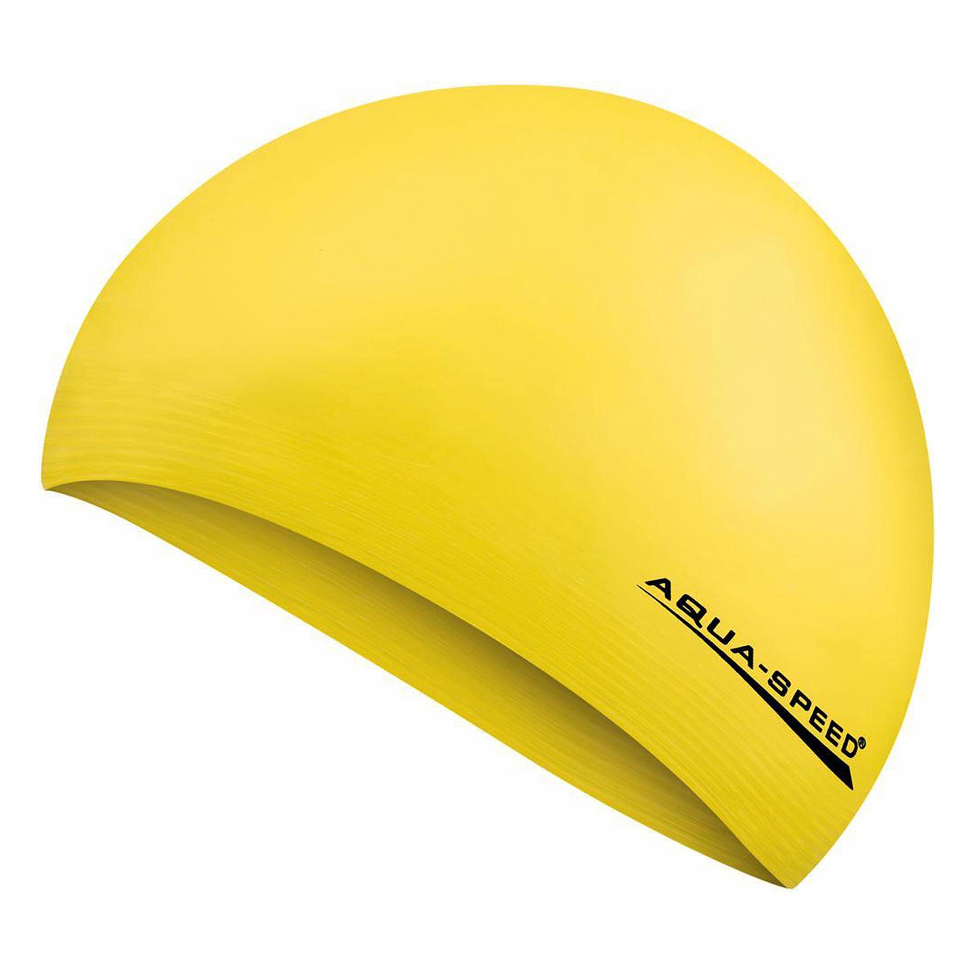 Unisex Adult Soft Latex Swimming Cap | Comfortable Elastic Flexible Cap