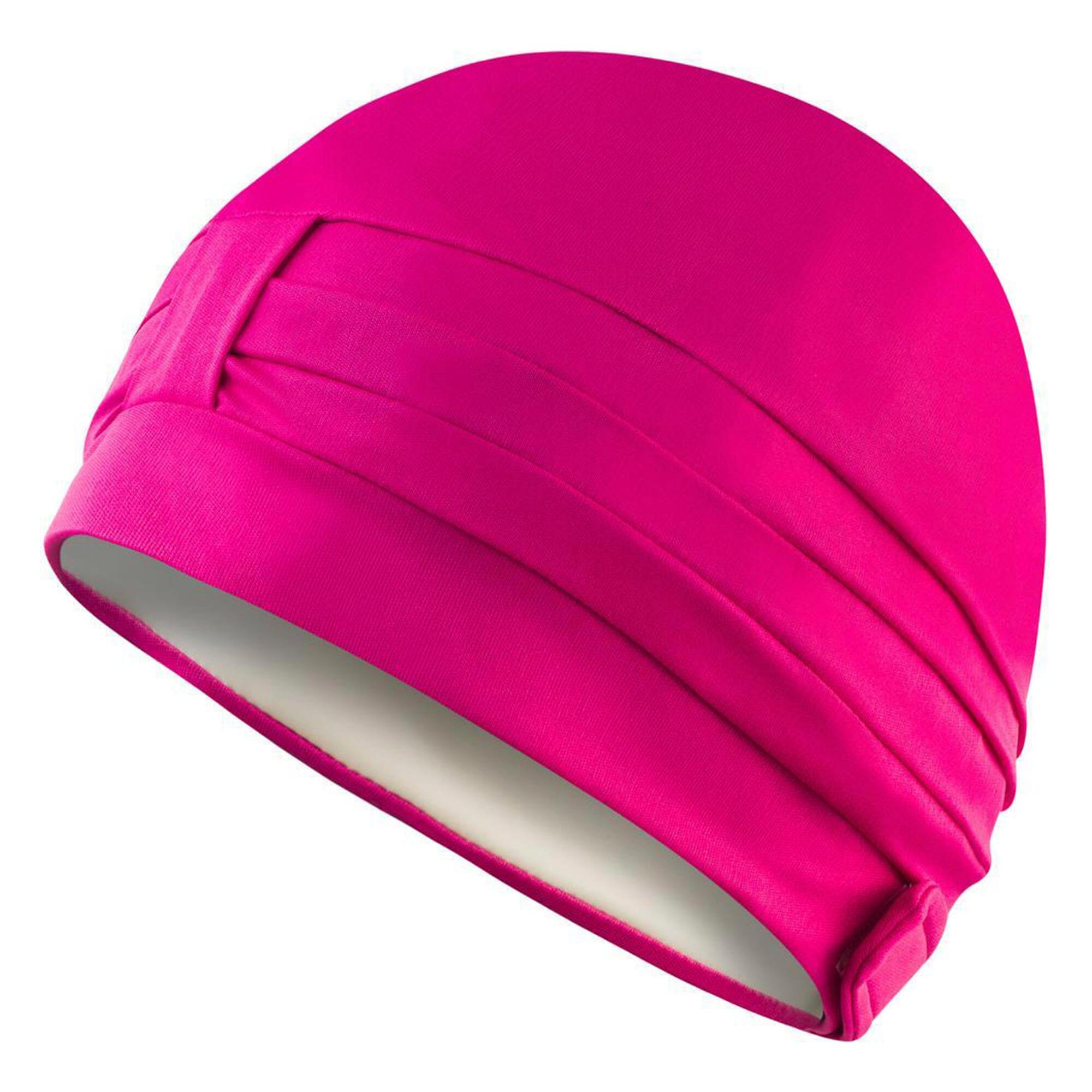 Ladies Comfortable Fabric Swimming Cap | Turban Style Lightweight Swim Cap