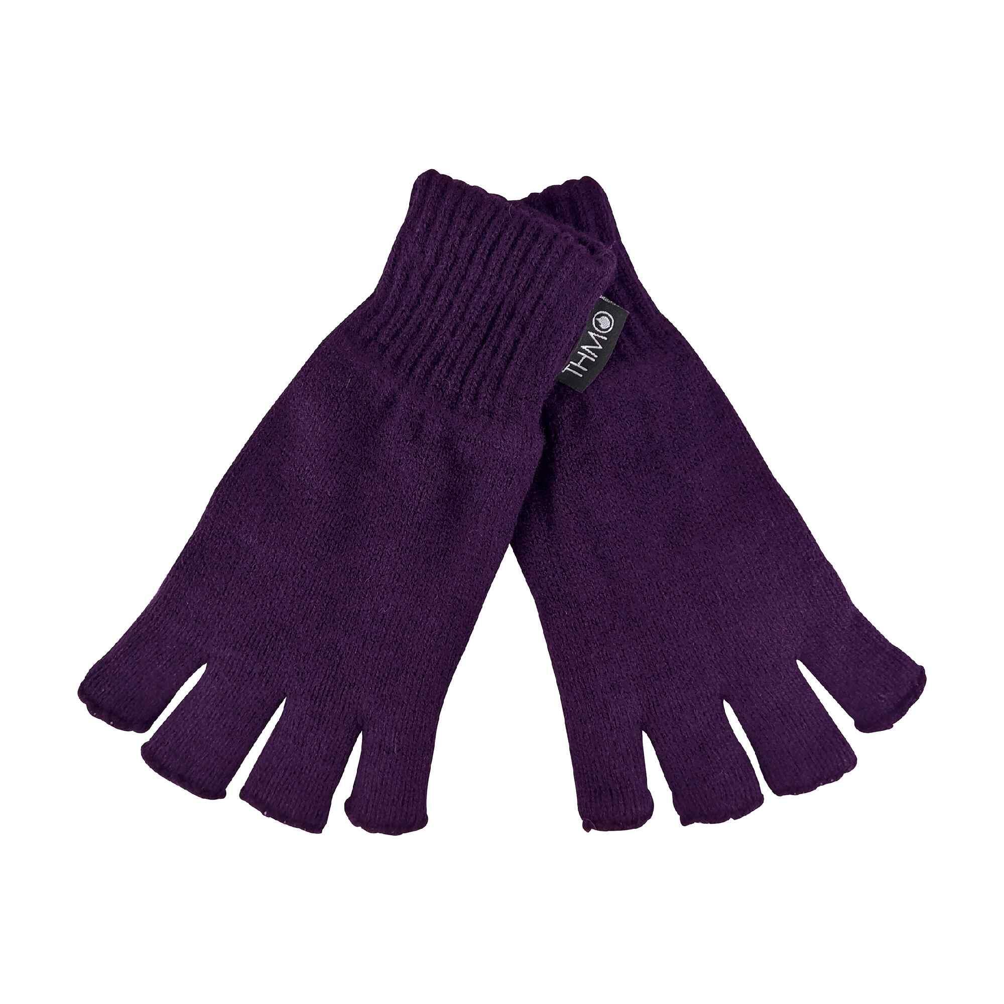 Ladies Thermal 3M Thinsulate Lined Fingerless Gloves for Winter