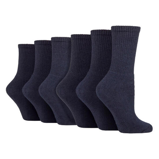 SOCKSHOP TORE - Lot de 6 paires de chaussettes de sport coton femme