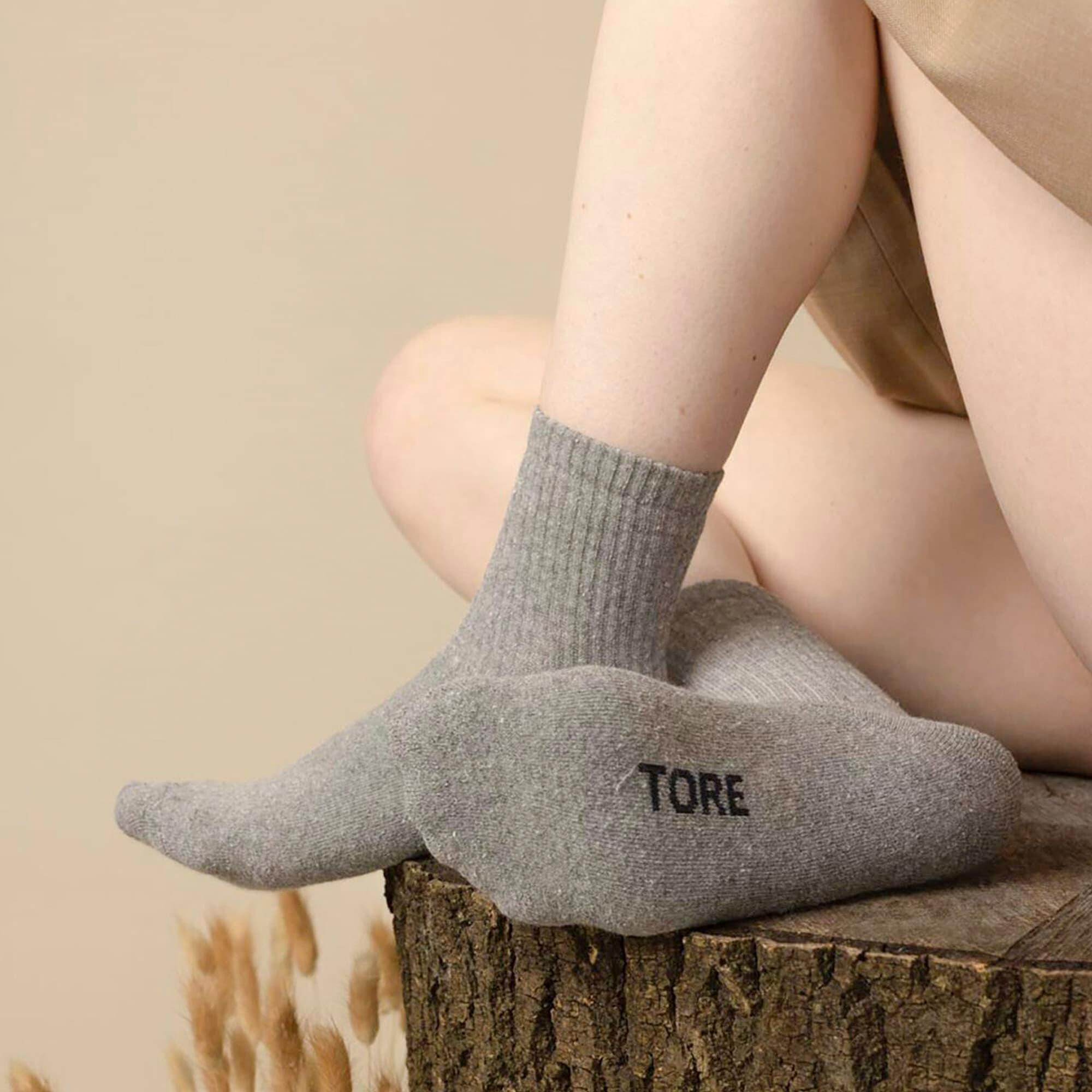 6 Pack Mens Plain Crew Sport Socks - Soft Cotton Everyday Athletic Socks 4/5