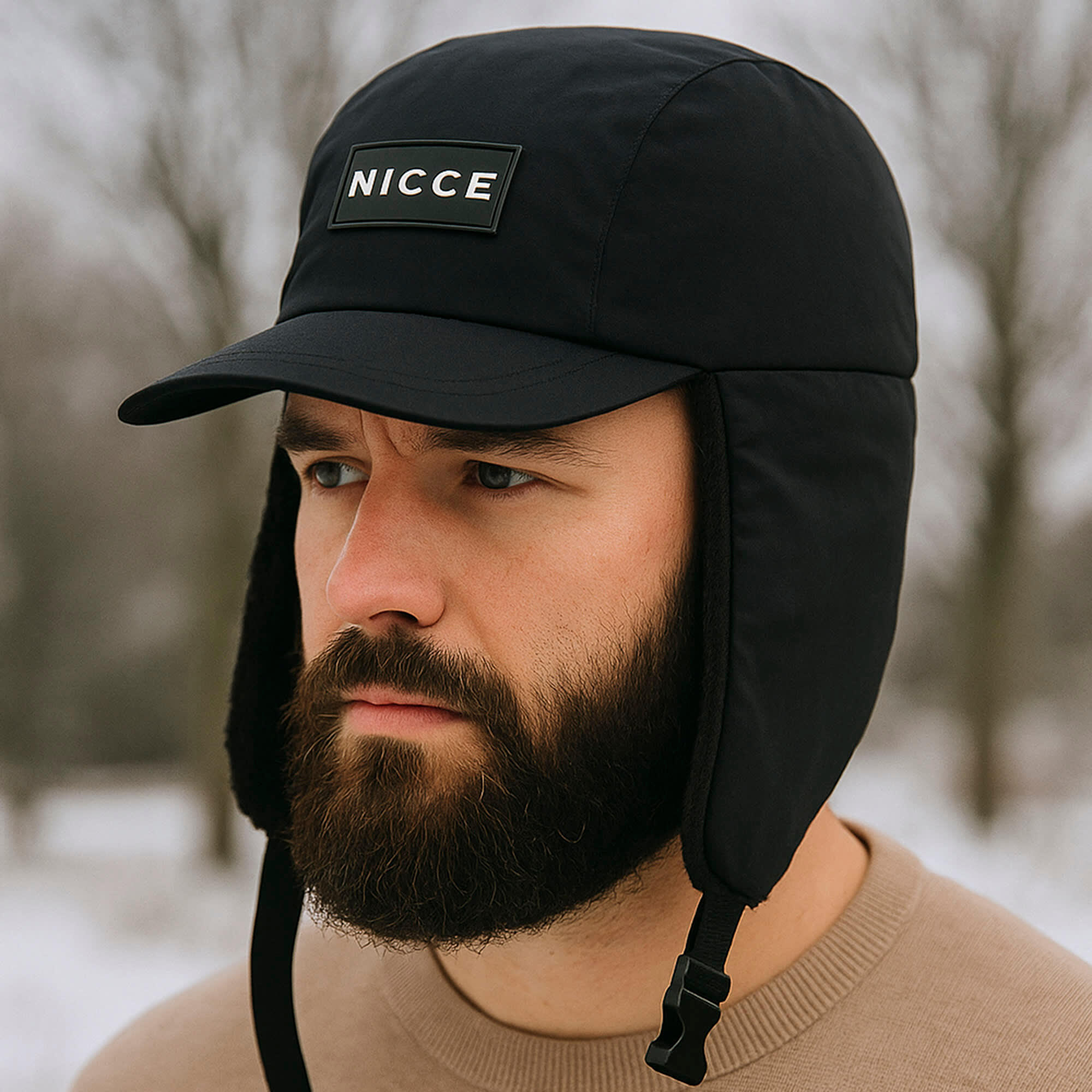 Nicce - Chapeau Trappeur Tricoté Homme | Chapeau Hiver Chaud Doublé Polaire 5/5