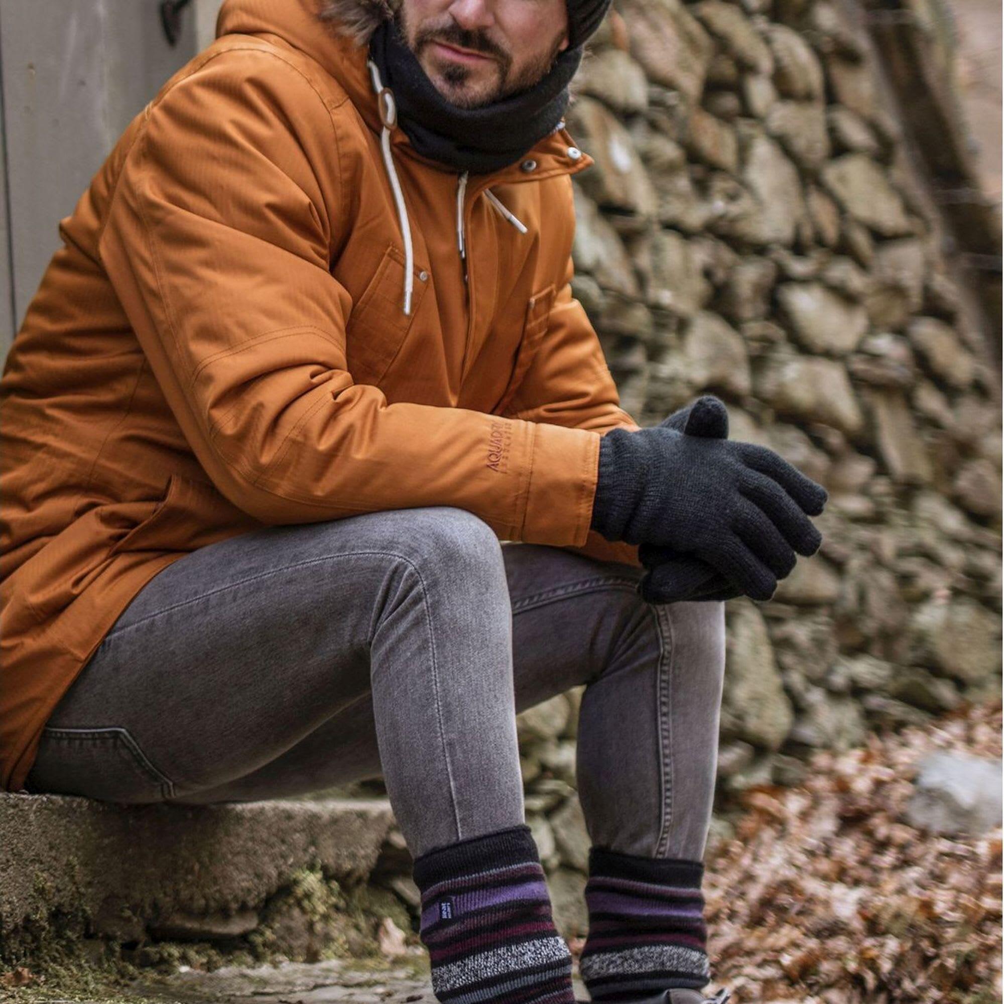 2 Pack Mens Thermal Winter Neck Warmer 4/5