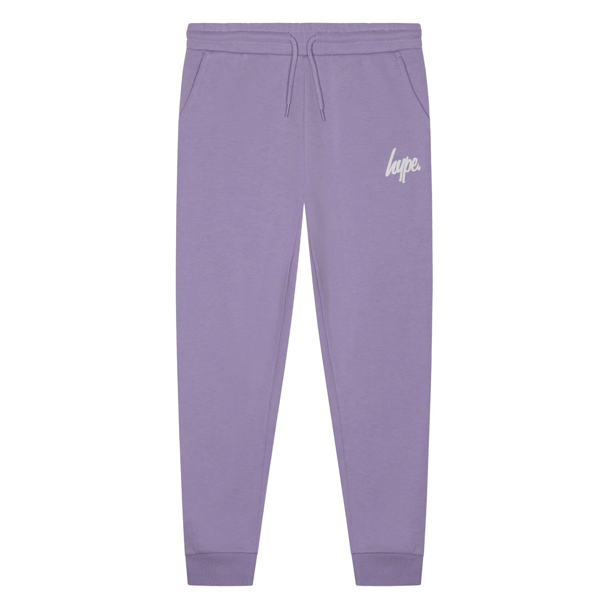 HYPE - Jogging fille violet enfant sweat doux bas resserrés lounge 1/5