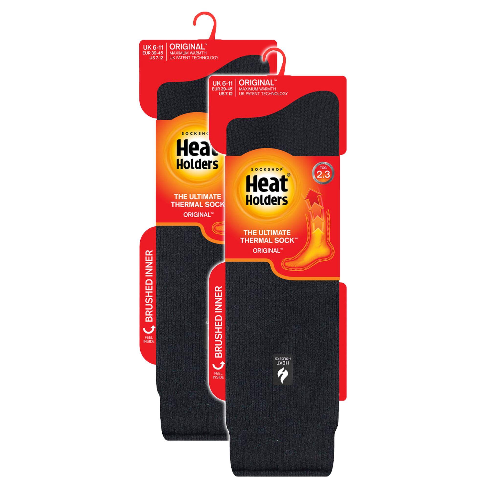 Lot de 2 chaussettes de ski extra longues pour hommes 2/5