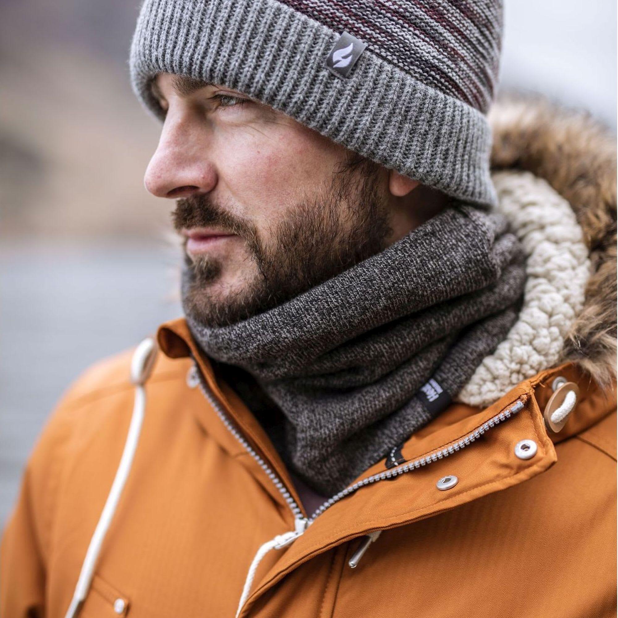 2 Pack Mens Thermal Winter Neck Warmer 3/5