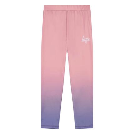 HYPE - Legging fille rose pastel dégradé enfant stretch doux pantalon casual