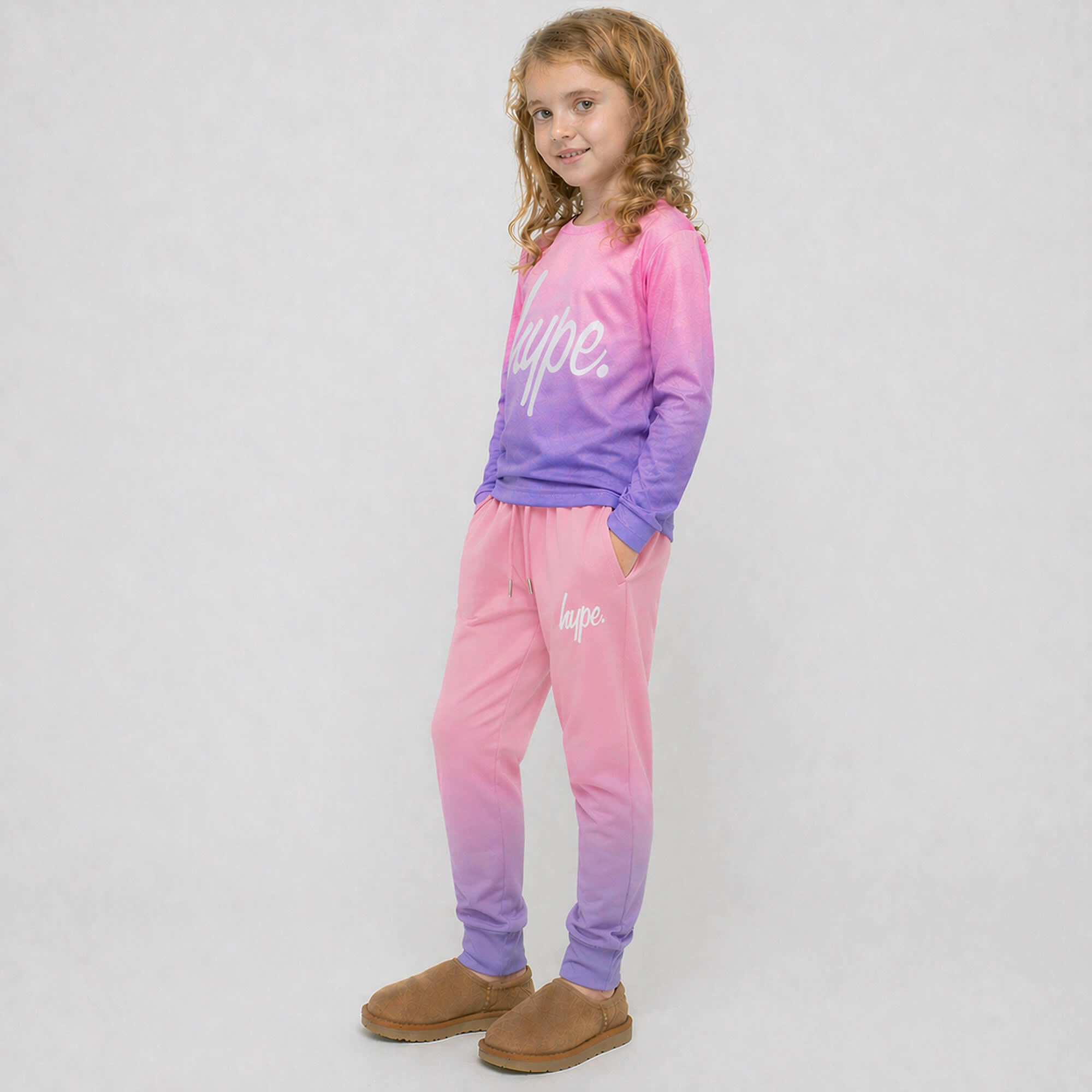 HYPE - Legging fille rose pastel dégradé enfant stretch doux pantalon casual 5/5