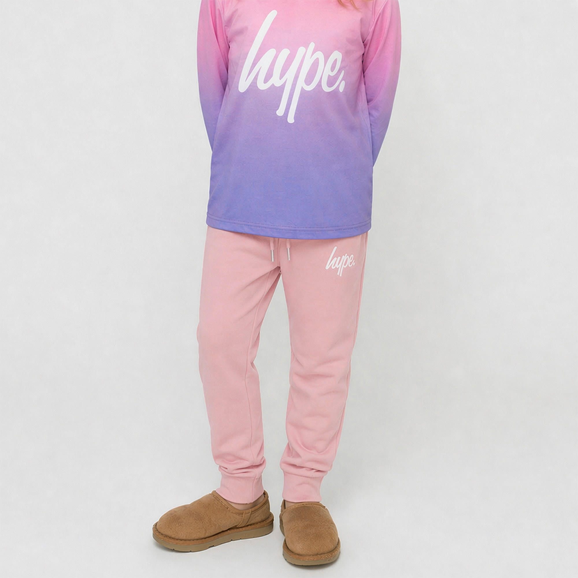 HYPE - Mädchen Jogginghose Pink Kinder Sweatpants Bündchen Weich 3/5