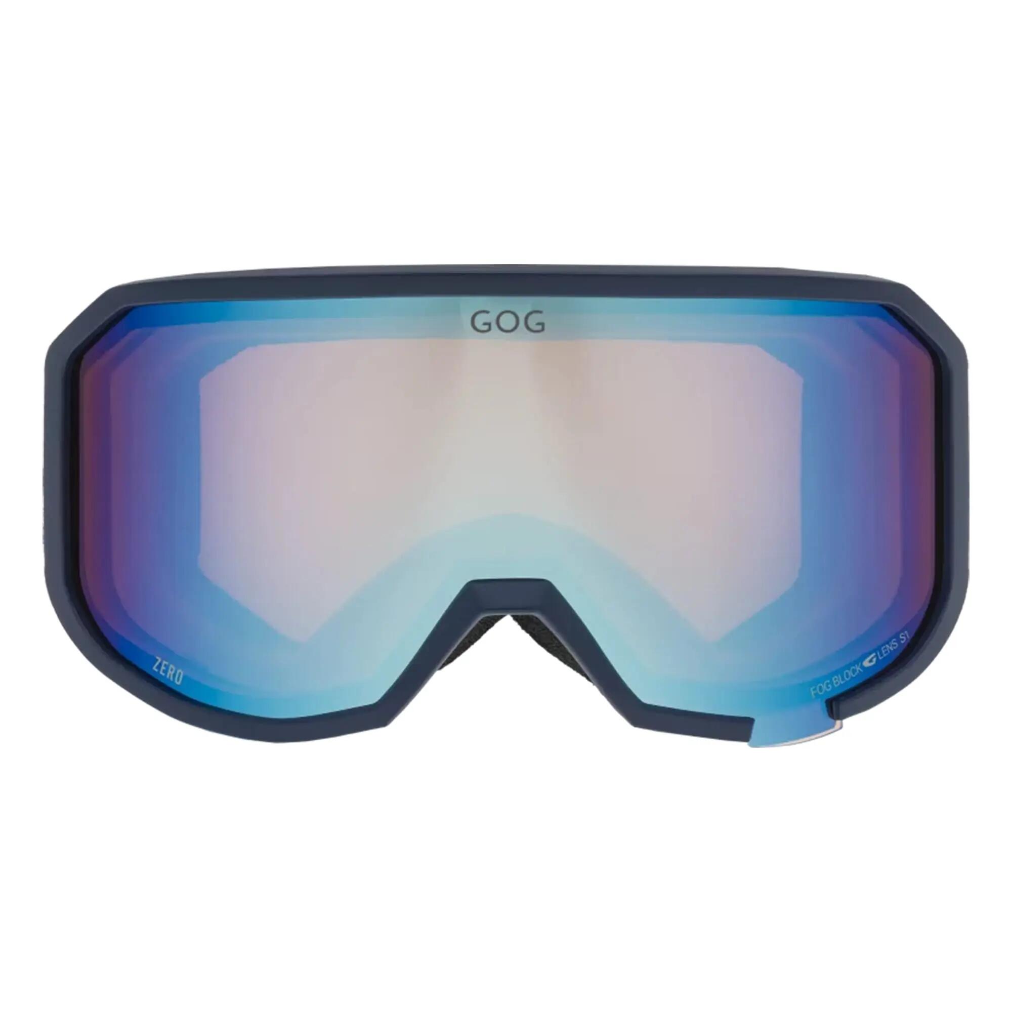 Zero UV400 Ski Snowboard Goggles with Anti-Fog Hydrophobic Mirror Double Lens 2/6