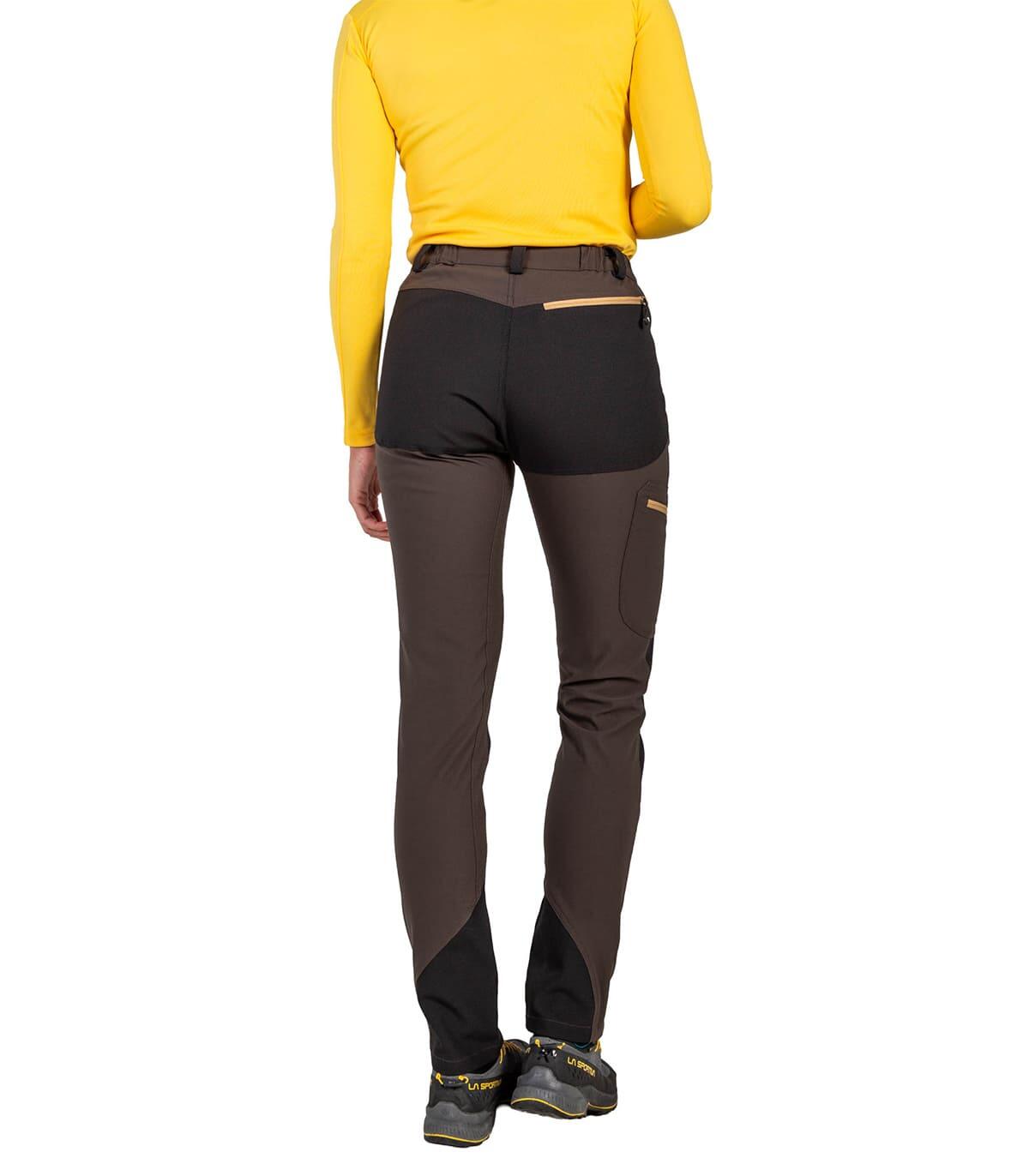 Pantalón de Montaña, Trekking y Escalada Invernal Badille Unisex Café 5/5