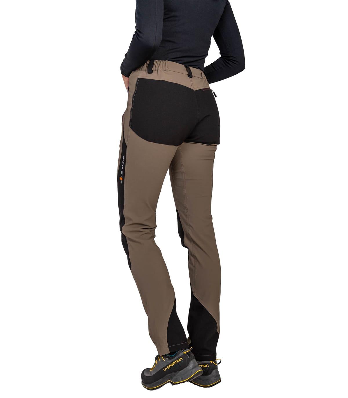Pantalón de Montaña, Trekking y Escalada Invernal Badille Unisex Gris 5/5