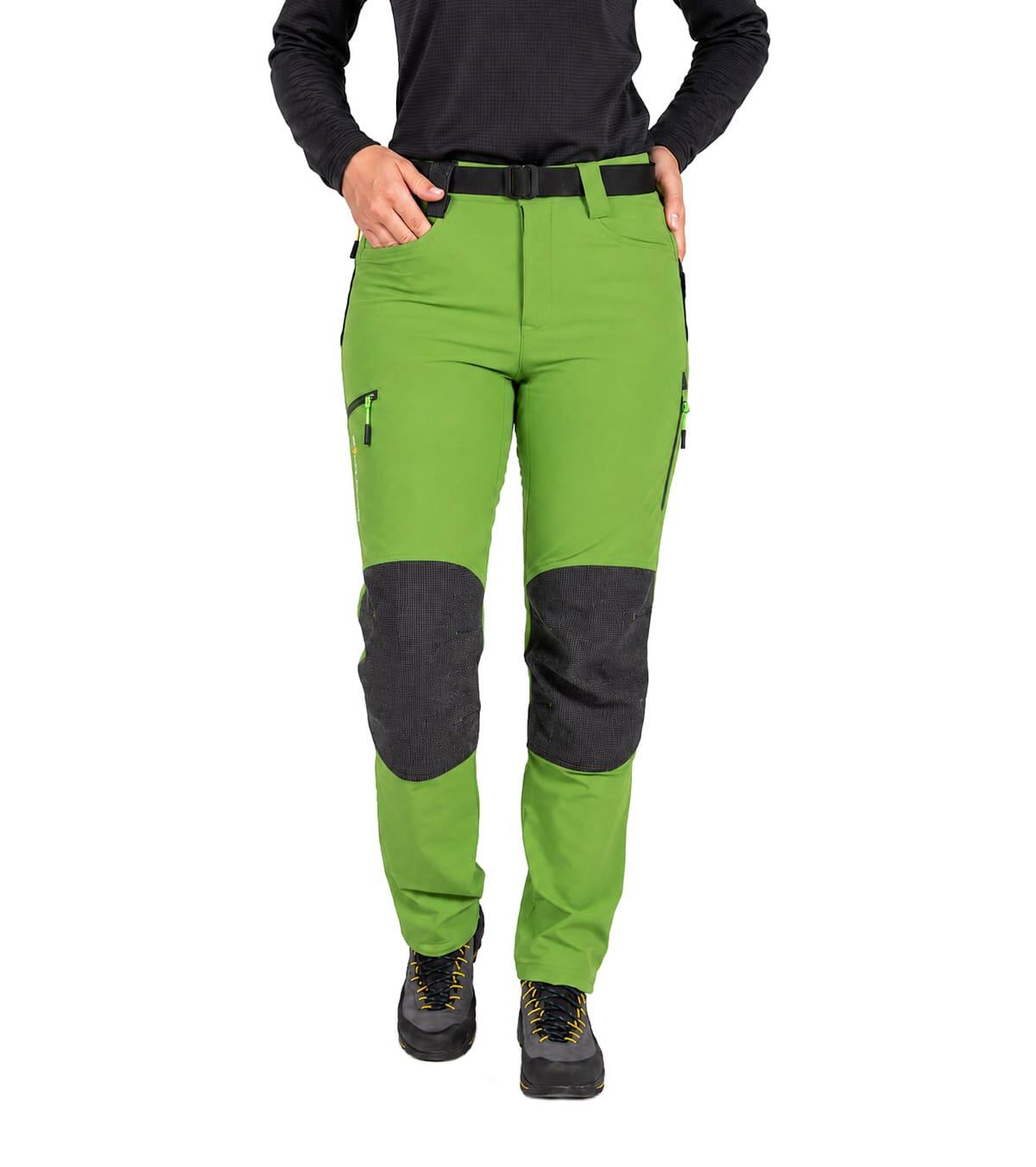 Pantalón de Montaña, Trekking y Escalada Invernal Comicci Unisex Verde 4/6
