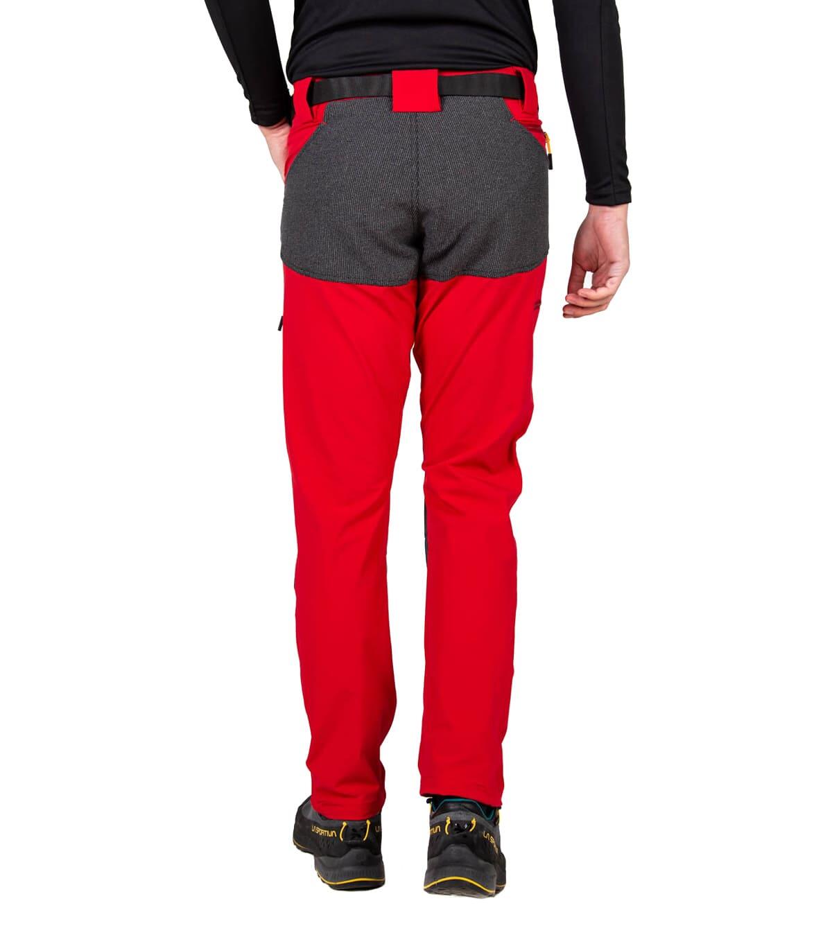 Calças Térmicas Comicci Alpinismo Unissex Repelentes À Água Vermelho 2/6