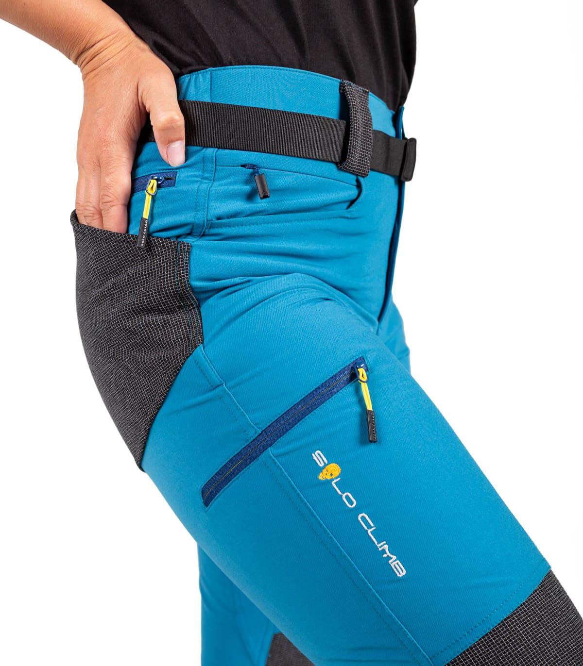 Pantalón de Montaña Ligero para Trekking y Escalada Lavaredo Unisex Azul 5/5