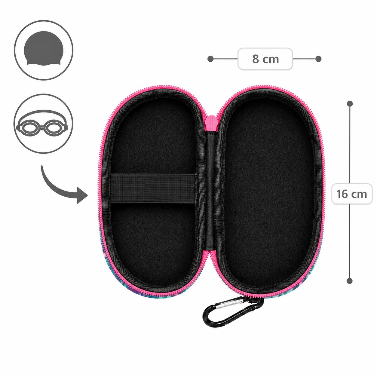 Etui na okulary pływackie unisex Funkita Google Case 5/5
