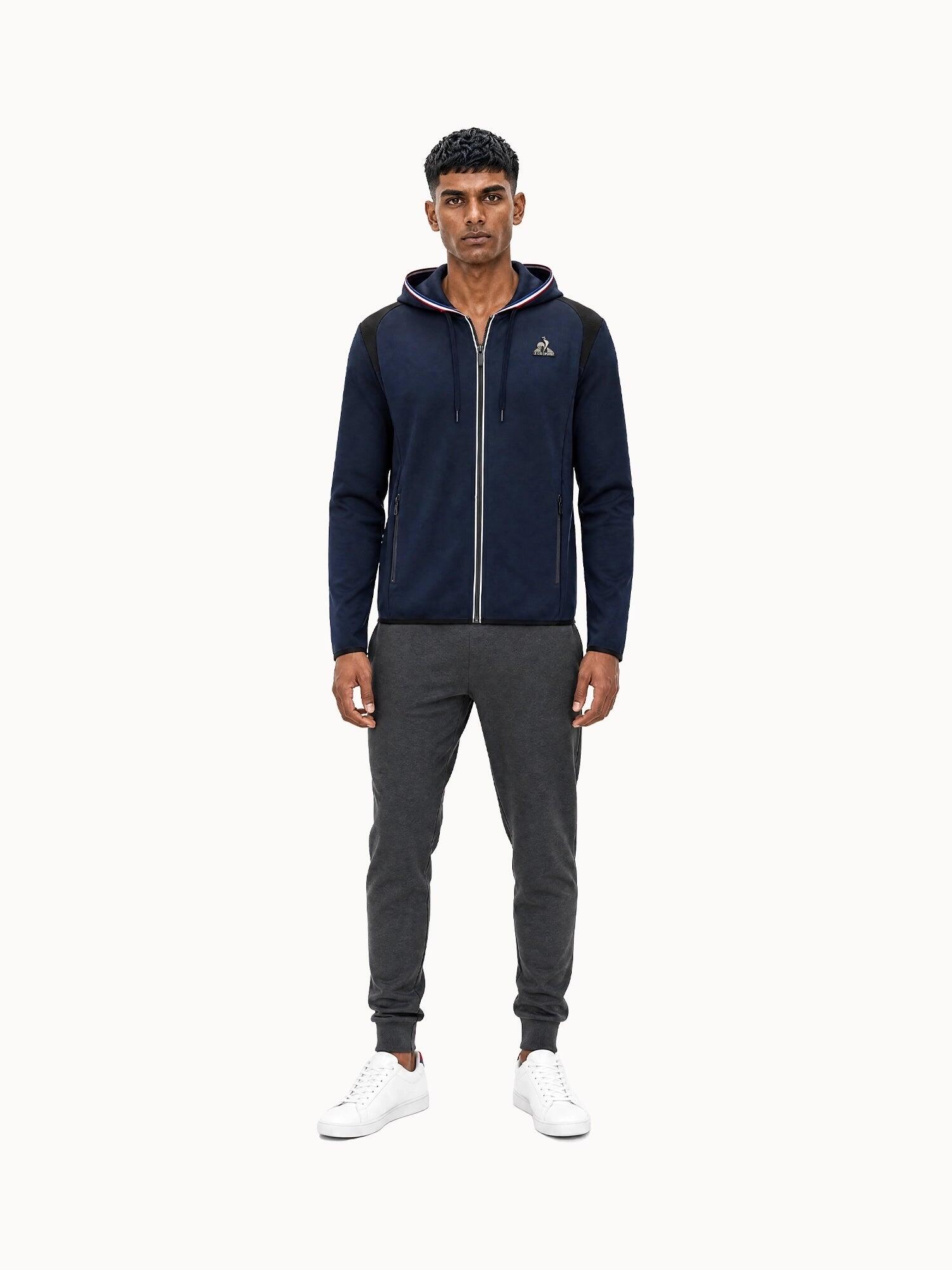 Veste zippée à capuche Coq d'Argent en jersey effet piqué Coq d'argent 5/5